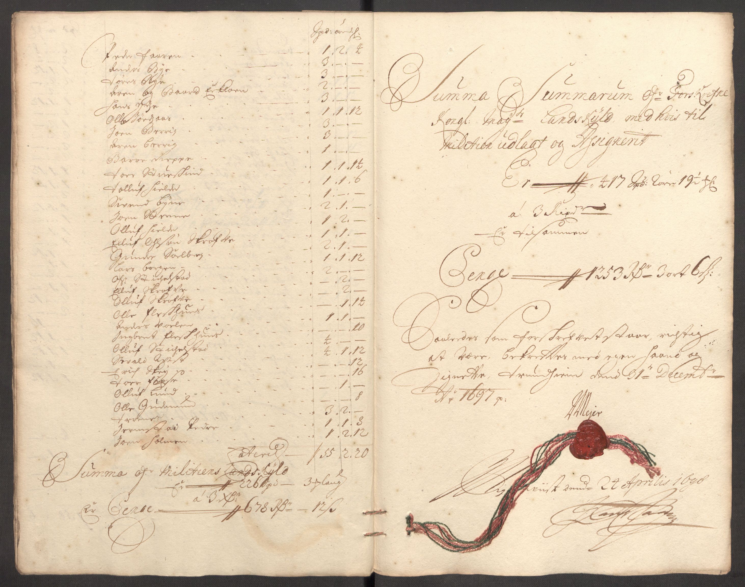 Rentekammeret inntil 1814, Reviderte regnskaper, Fogderegnskap, AV/RA-EA-4092/R62/L4189: Fogderegnskap Stjørdal og Verdal, 1697, s. 57