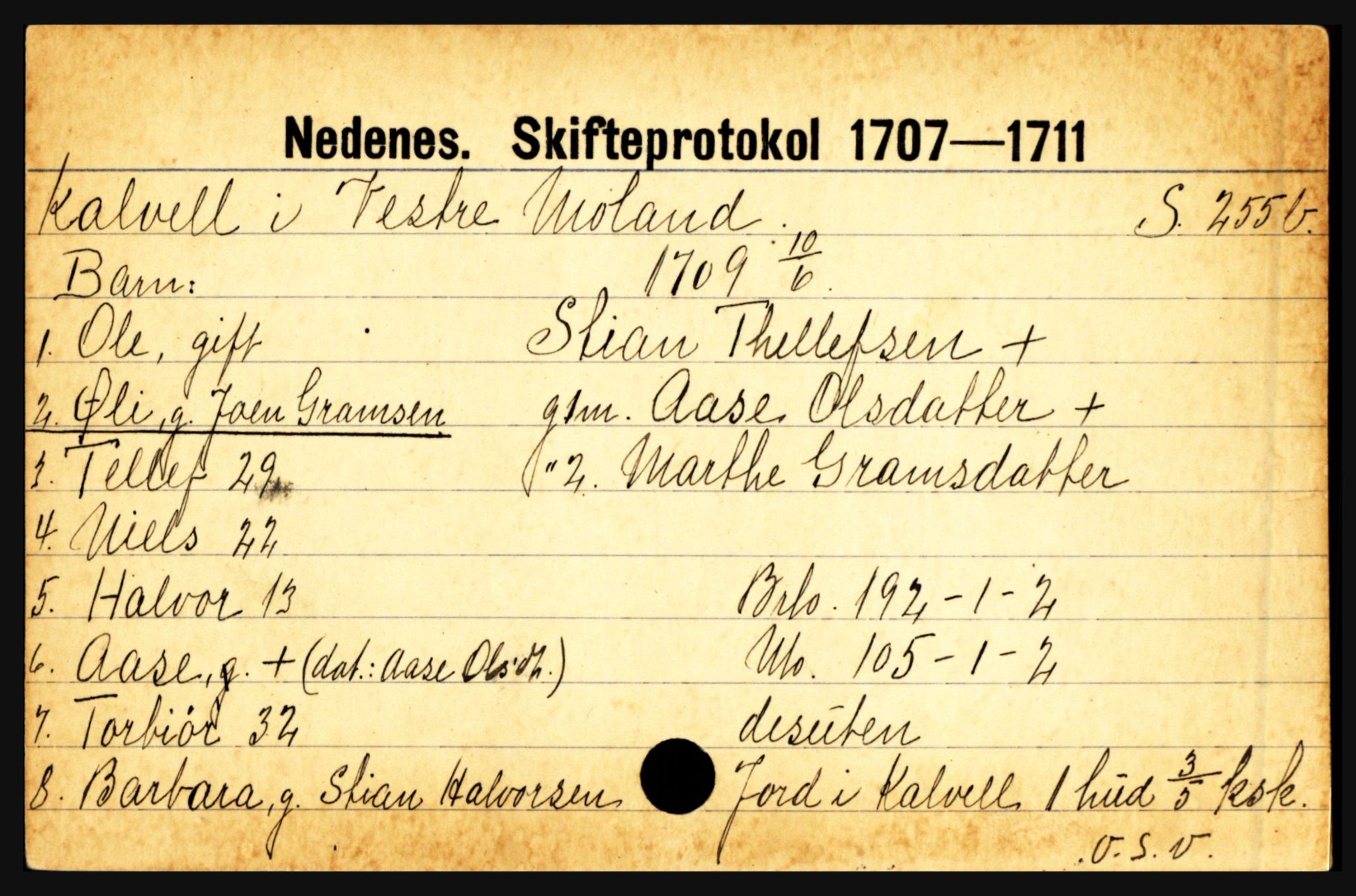 Nedenes sorenskriveri før 1824, AV/SAK-1221-0007/H, s. 14467