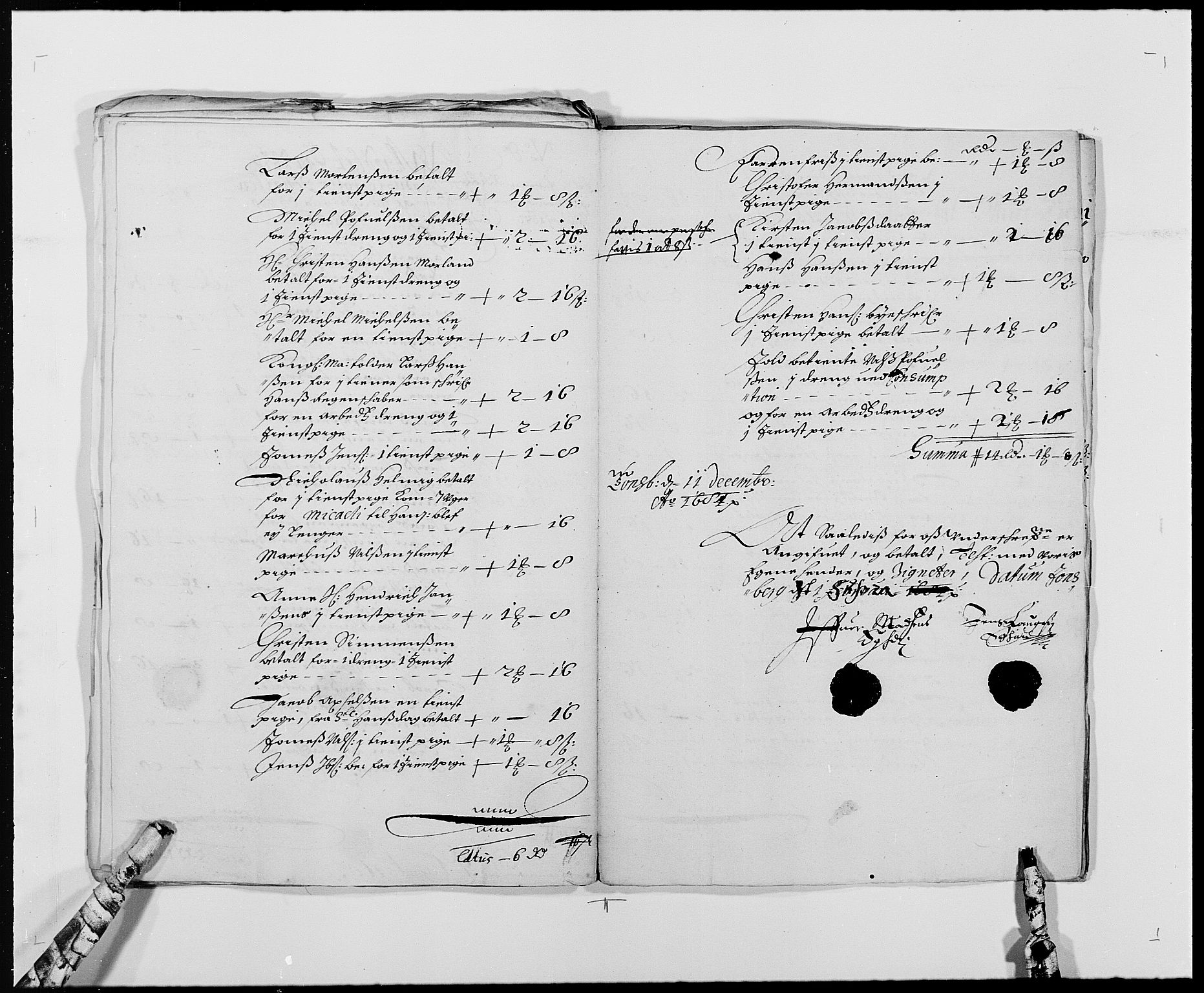 Rentekammeret inntil 1814, Reviderte regnskaper, Byregnskaper, AV/RA-EA-4066/R/Rh/L0158: [H1] Kontribusjonsregnskap, 1664-1692, s. 208