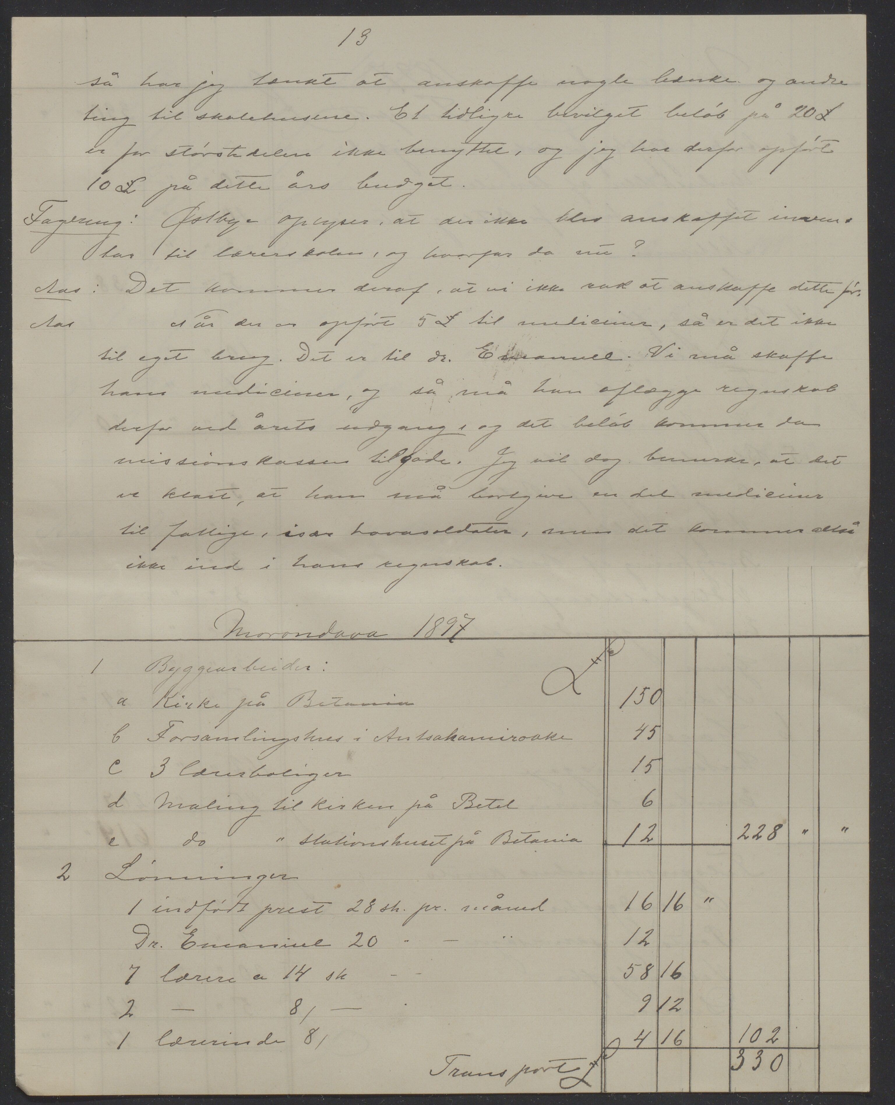 Det Norske Misjonsselskap - hovedadministrasjonen, VID/MA-A-1045/D/Da/Daa/L0041/0001: Konferansereferat og årsberetninger / Konferansereferat fra Vest-Madagaskar., 1896