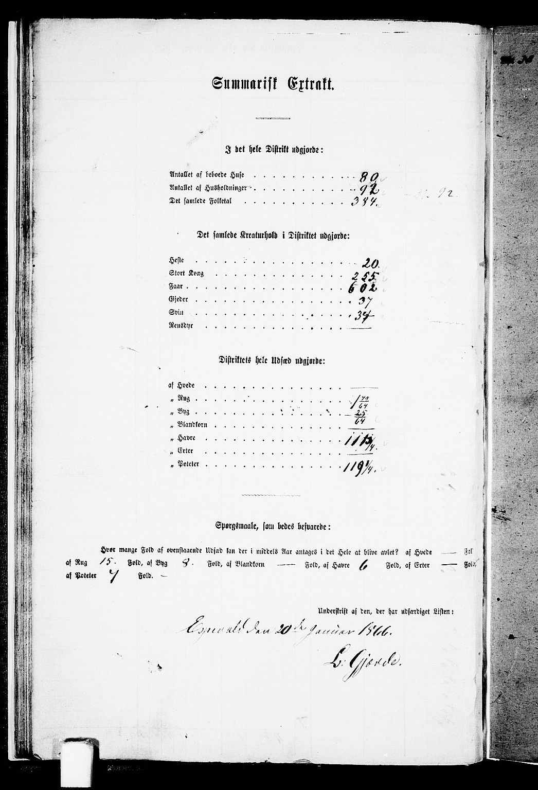 RA, Folketelling 1865 for 1157P Vikedal prestegjeld, 1865, s. 24