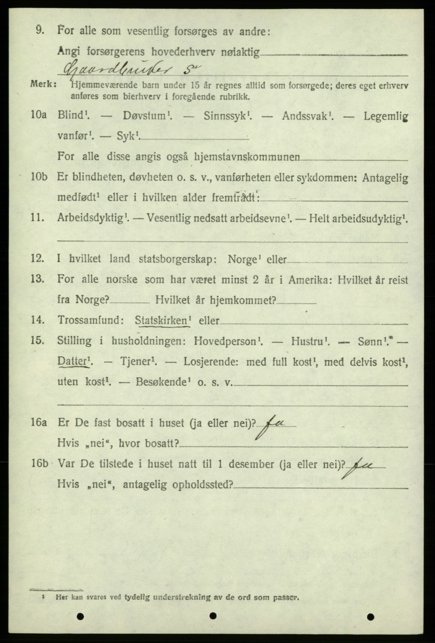 SAB, Folketelling 1920 for 1225 Varaldsøy herred, 1920, s. 1692