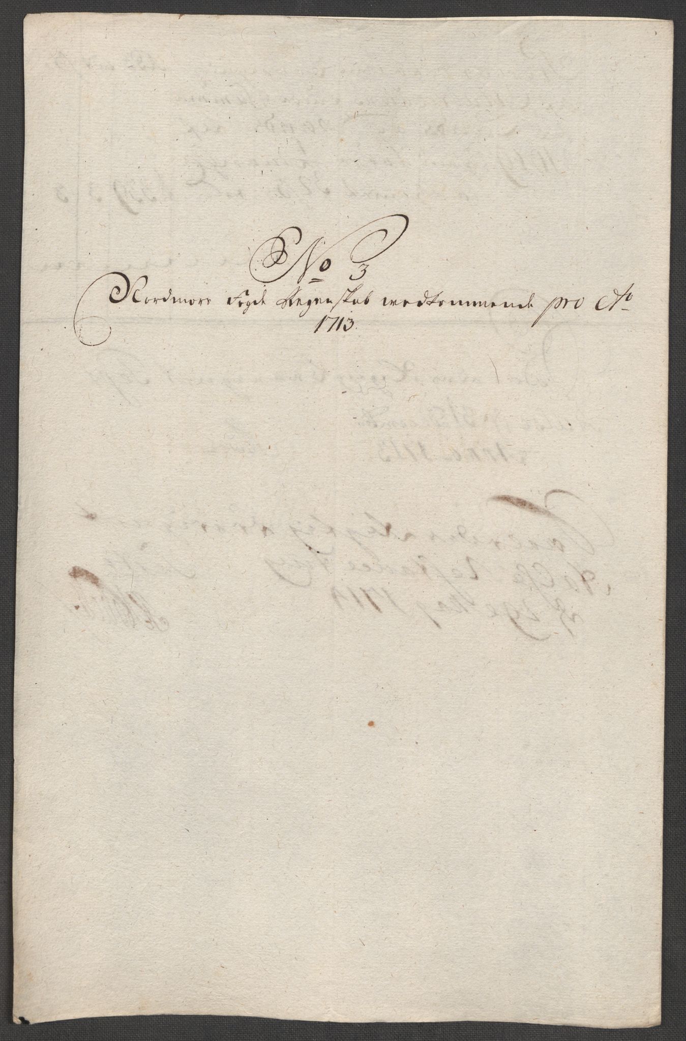 Rentekammeret inntil 1814, Reviderte regnskaper, Fogderegnskap, AV/RA-EA-4092/R56/L3747: Fogderegnskap Nordmøre, 1713, s. 83