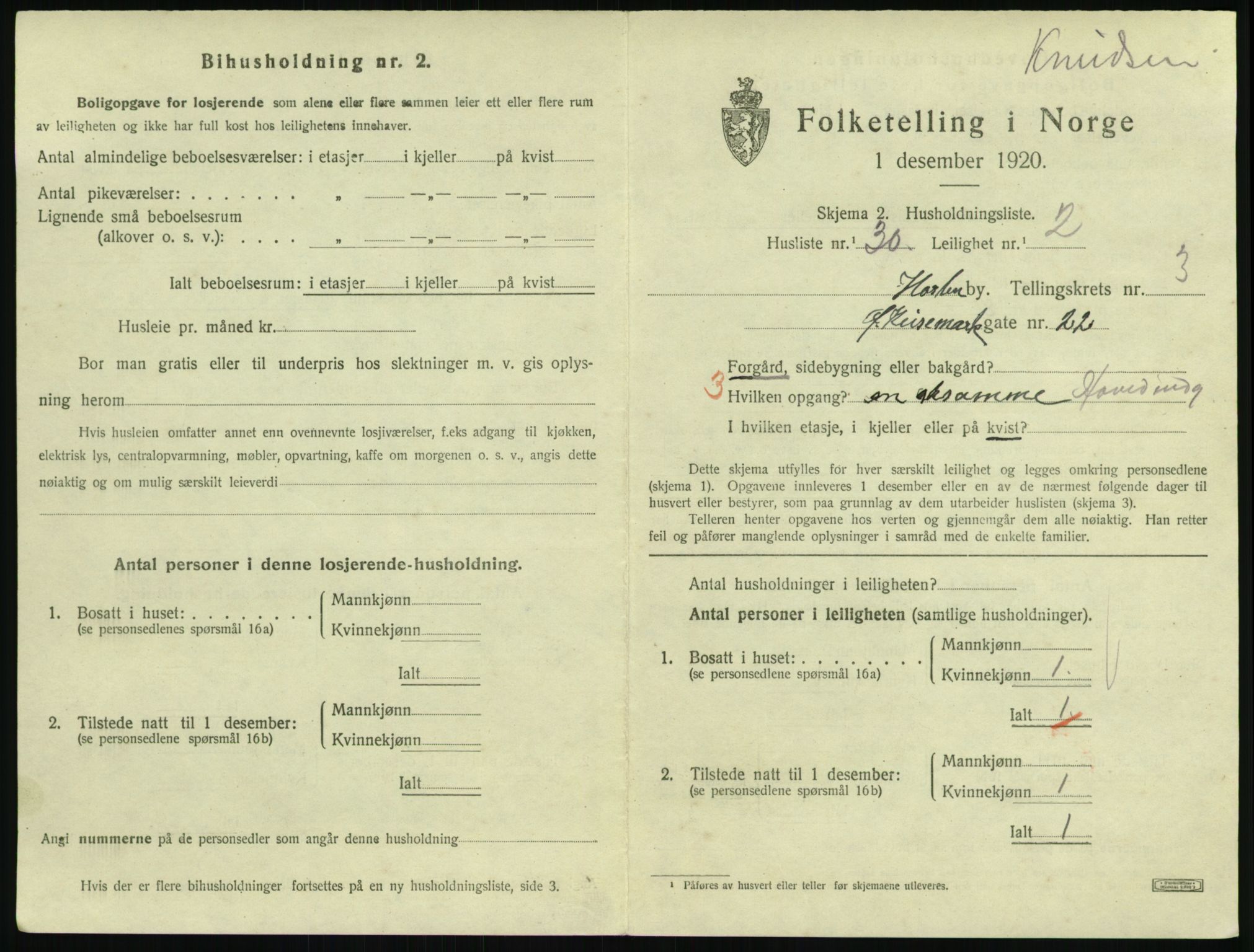 SAKO, Folketelling 1920 for 0703 Horten kjøpstad, 1920, s. 4227