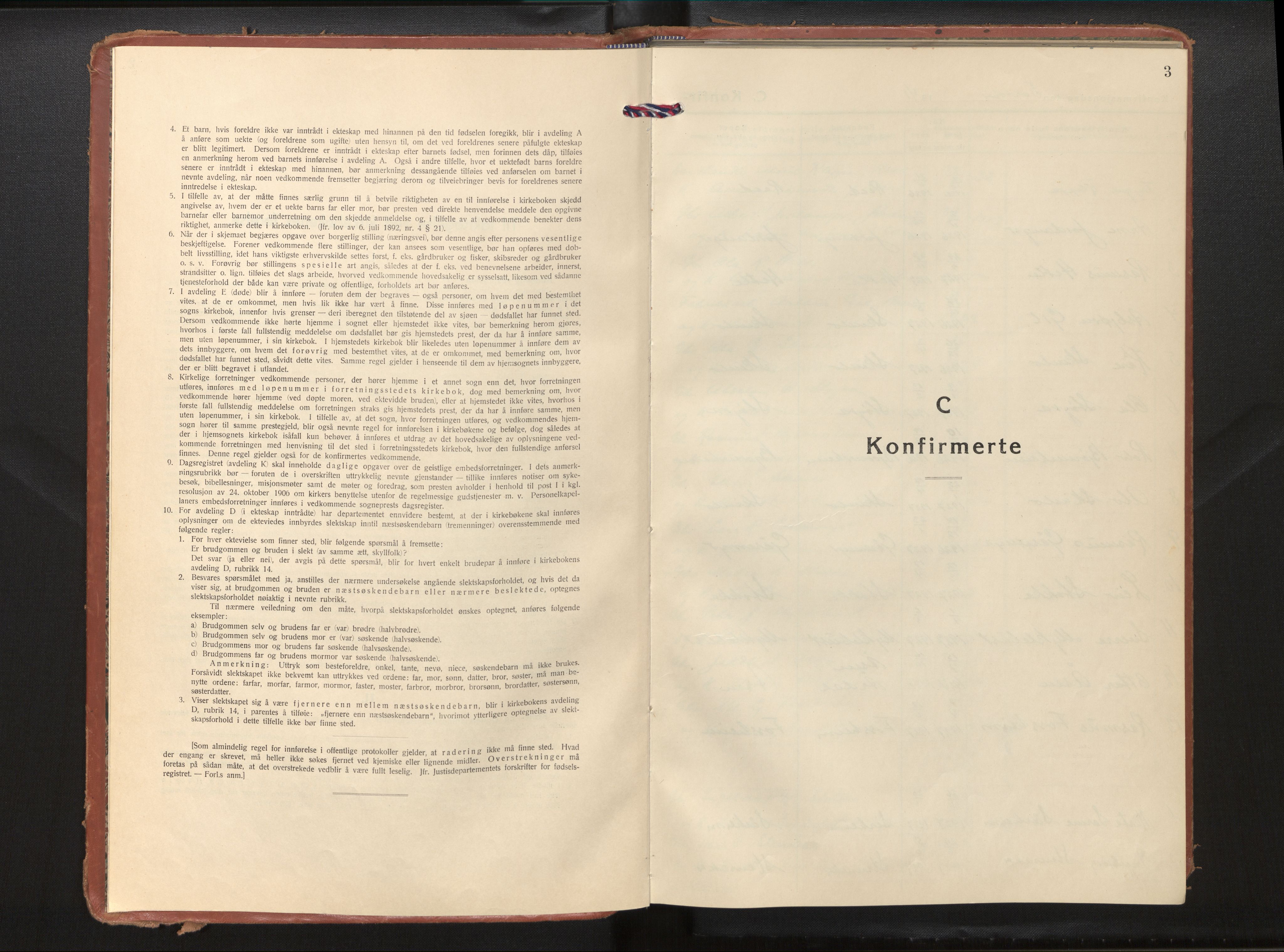 Gloppen sokneprestembete, SAB/A-80101/H/Hac/L0006: Residerende kapellans bok nr. A 6, 1941-1962, s. 2b-3a