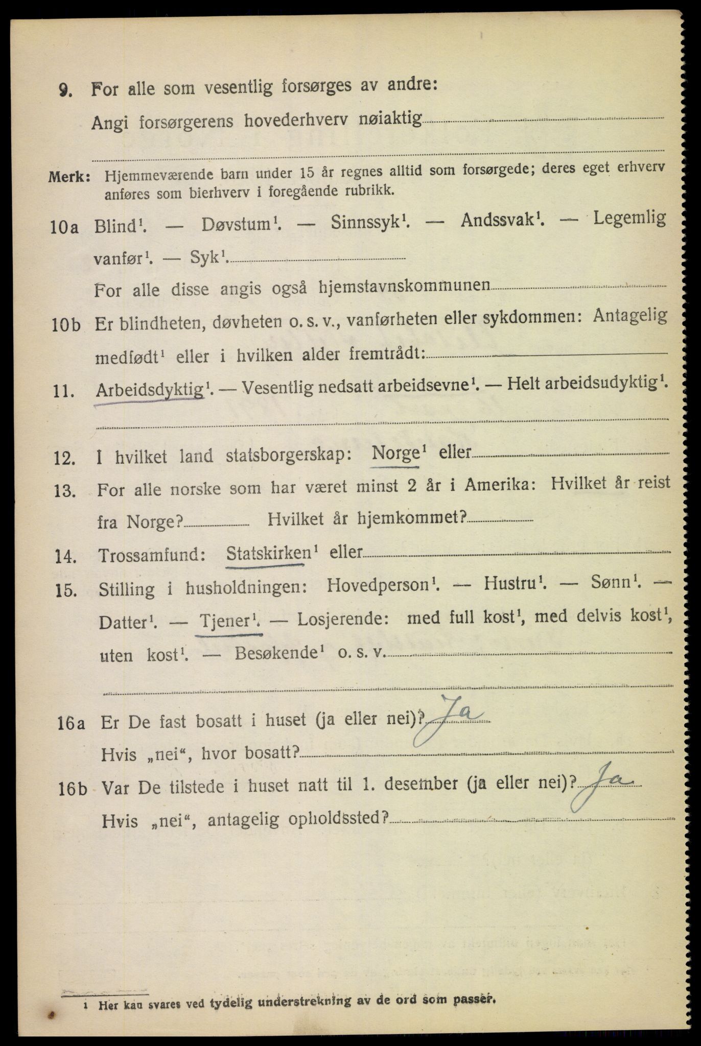SAK, Folketelling 1920 for 1011 Randesund herred, 1920, s. 1423
