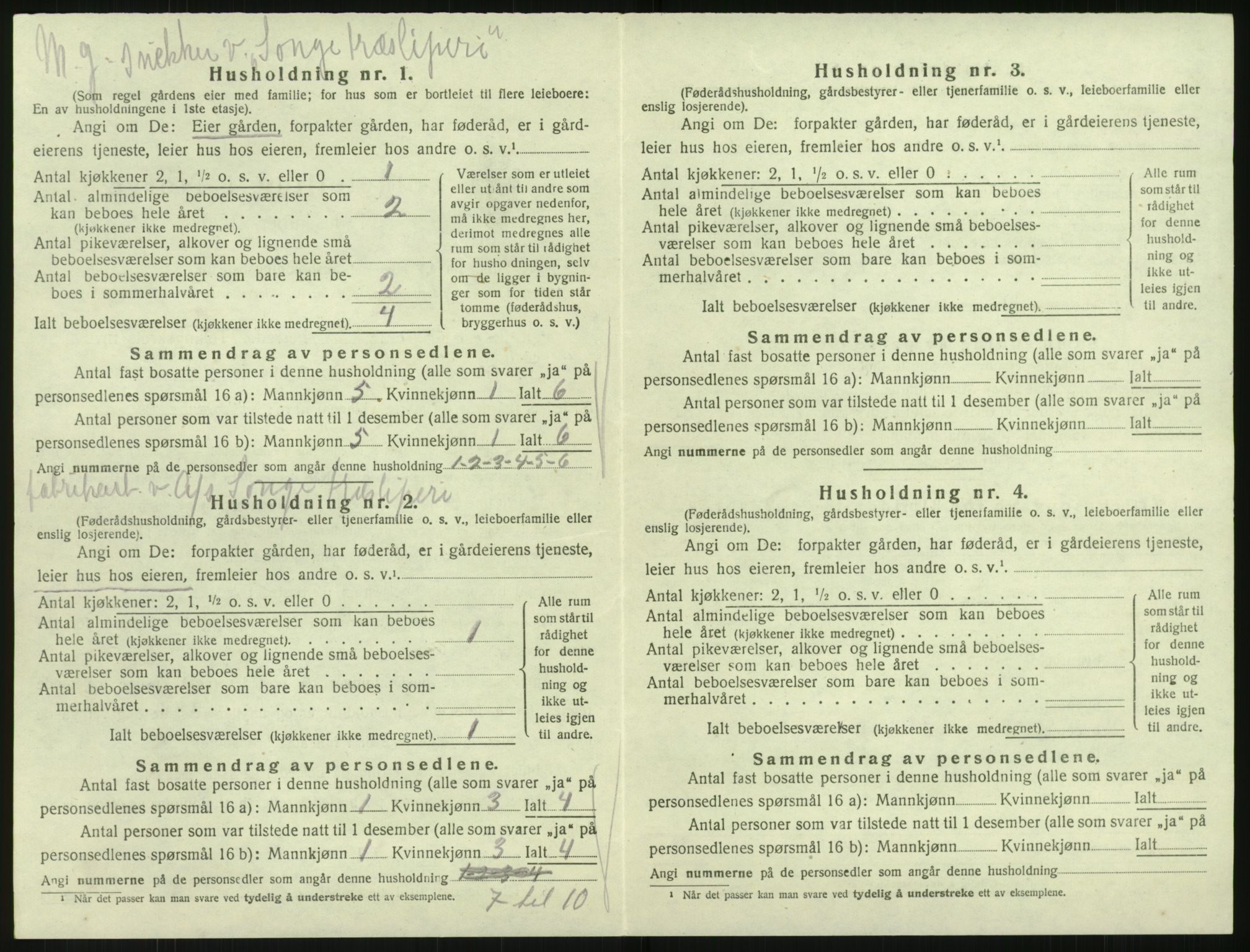SAK, Folketelling 1920 for 0913 Søndeled herred, 1920, s. 724