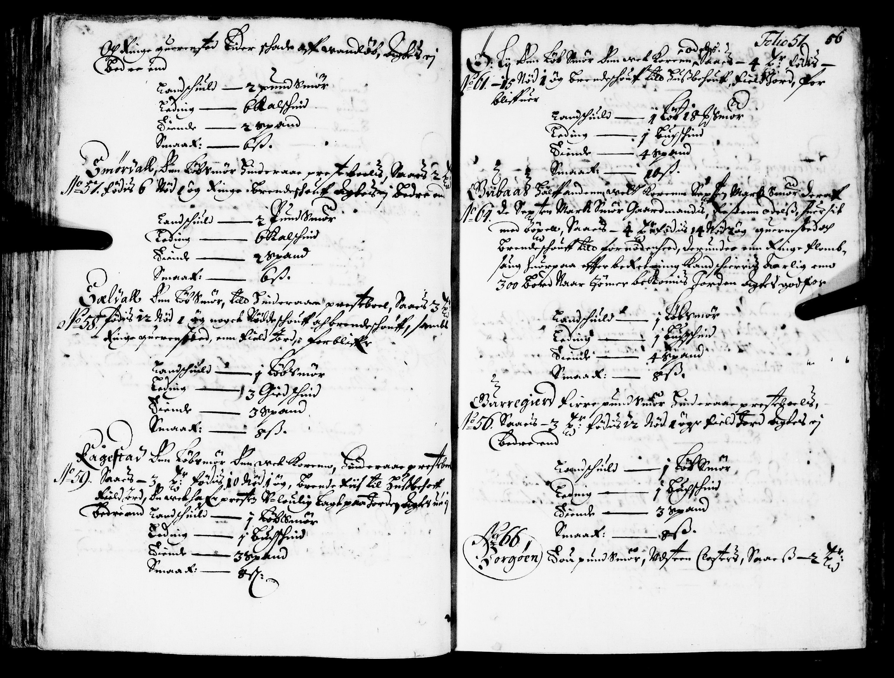 Rentekammeret inntil 1814, Realistisk ordnet avdeling, AV/RA-EA-4070/N/Nb/Nba/L0033: Ryfylke fogderi, 1668, s. 50b-51a