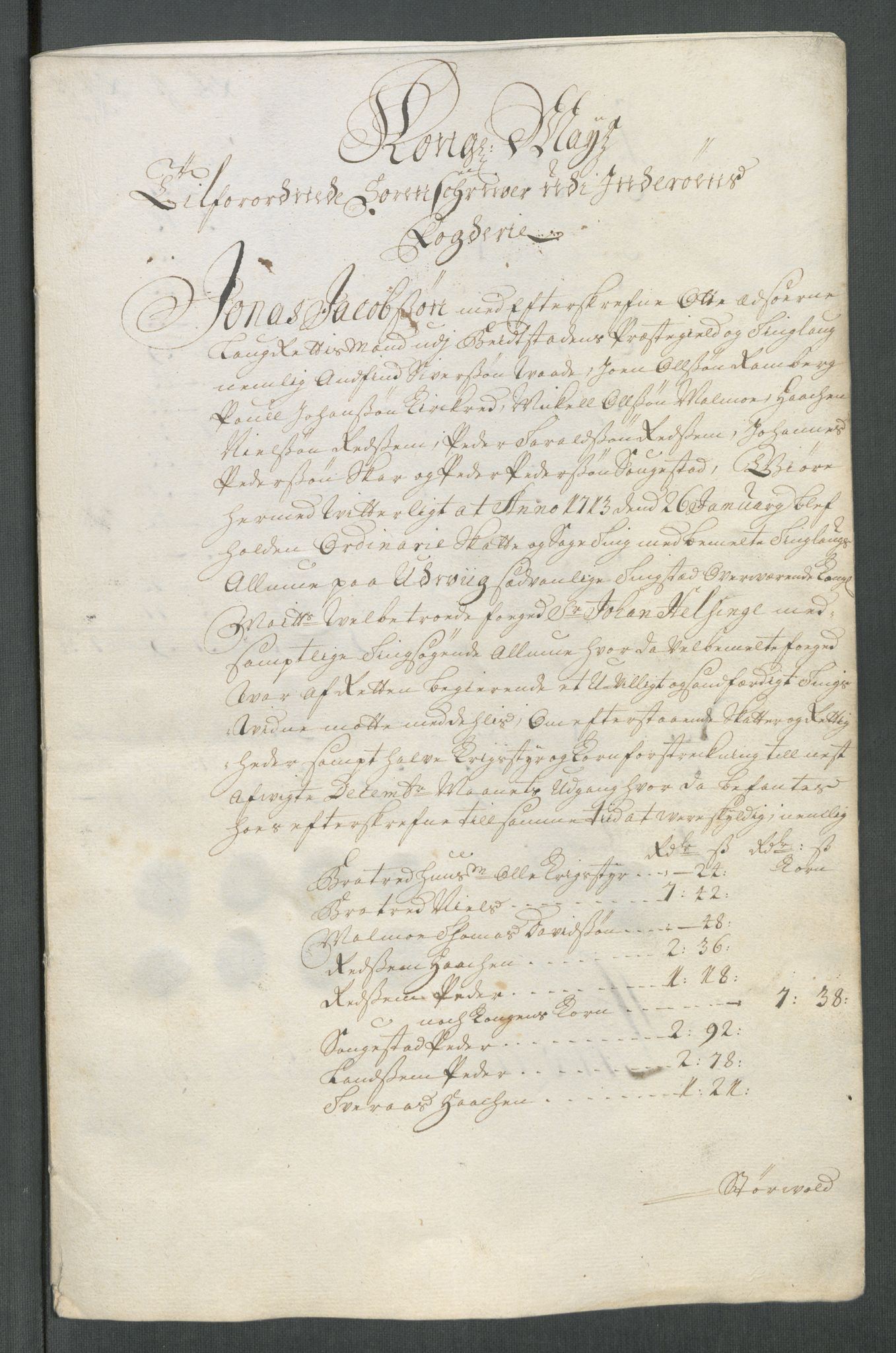 Rentekammeret inntil 1814, Reviderte regnskaper, Fogderegnskap, RA/EA-4092/R63/L4320: Fogderegnskap Inderøy, 1712, s. 359