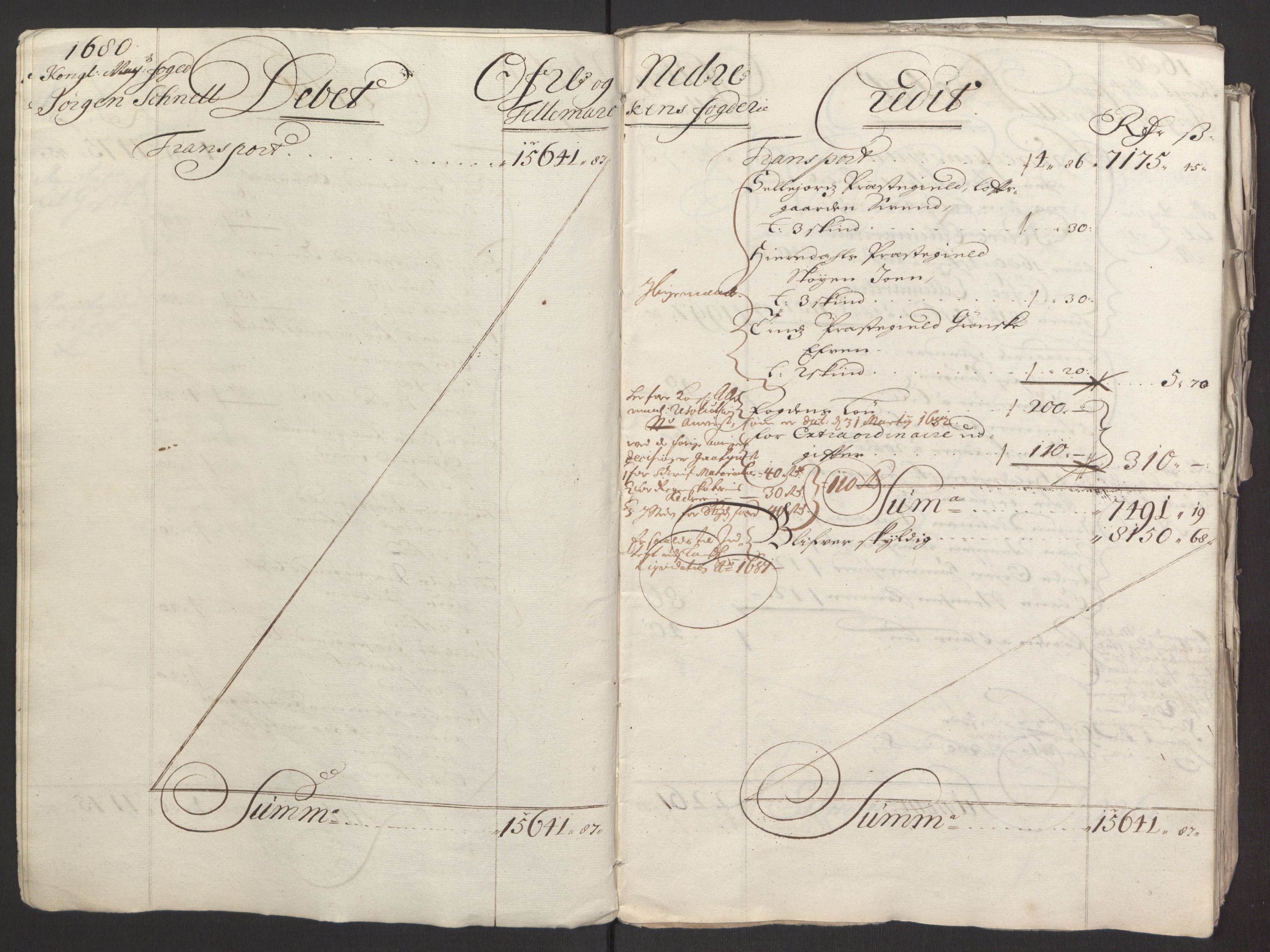 Rentekammeret inntil 1814, Reviderte regnskaper, Fogderegnskap, RA/EA-4092/R35/L2075: Fogderegnskap Øvre og Nedre Telemark, 1680-1684, s. 7