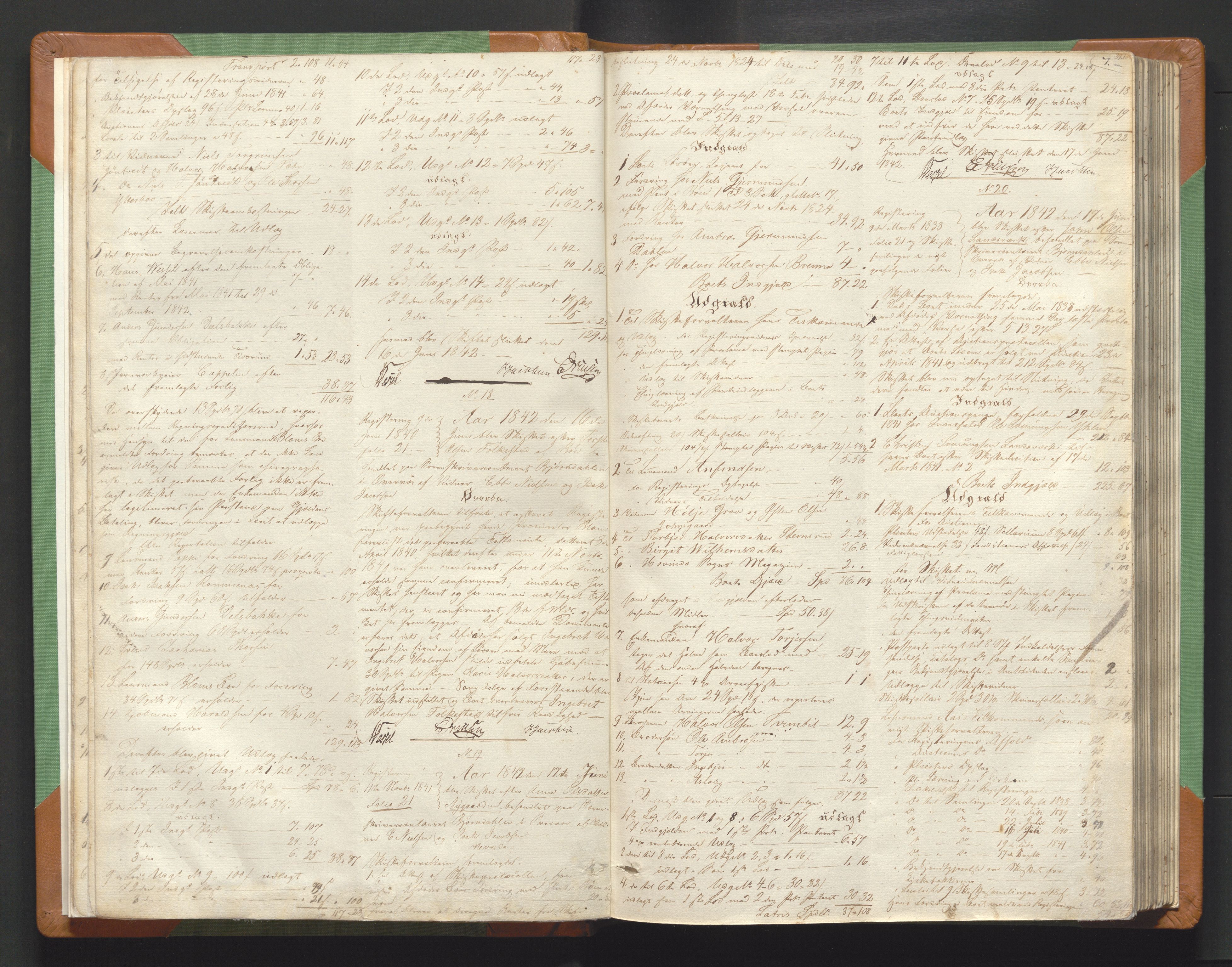 Nedre Telemark sorenskriveri, AV/SAKO-A-135/H/Hb/Hbe/L0001: Skifteutlodningsprotokoll, 1842-1857, s. 6b-7a
