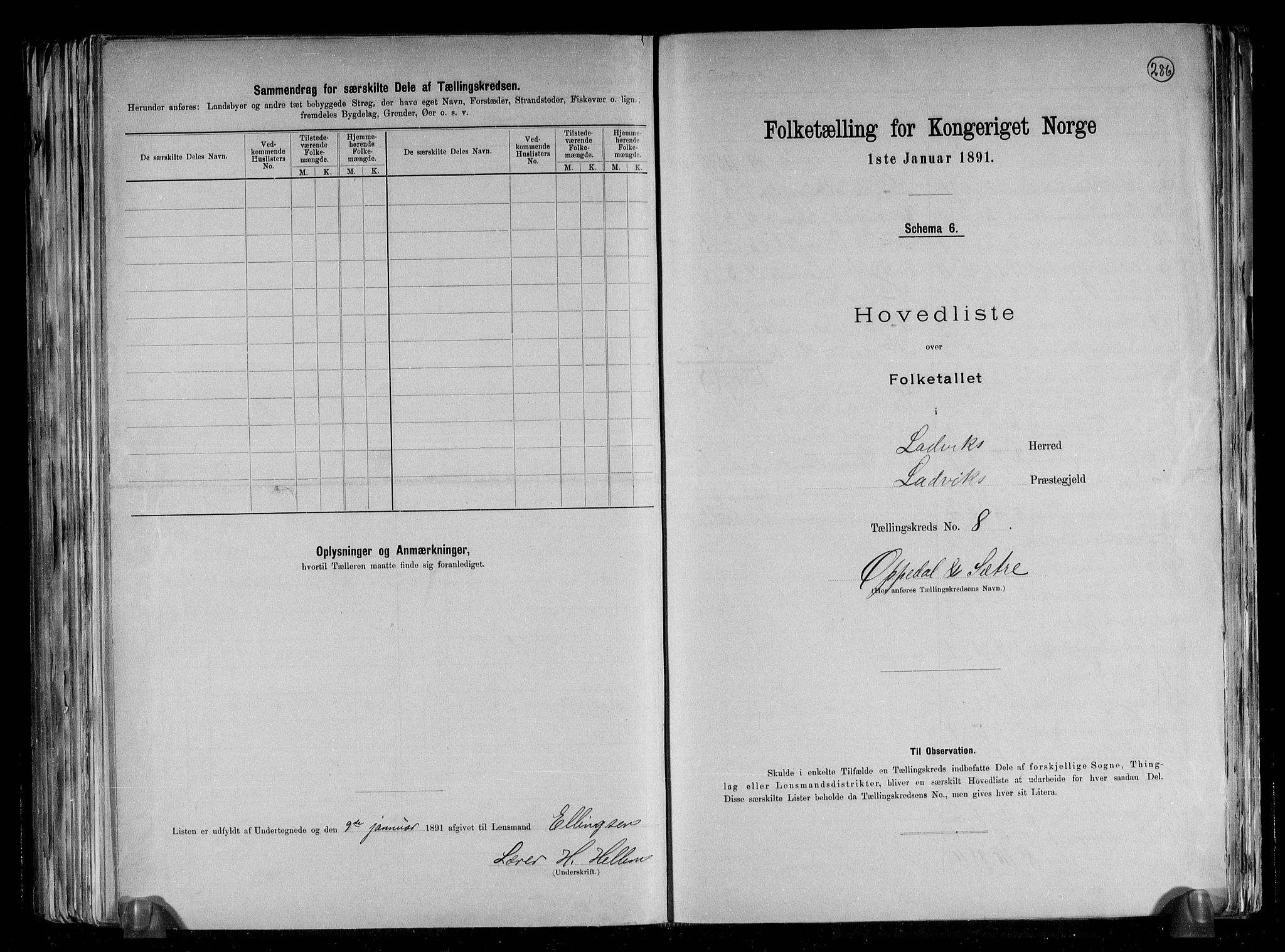 RA, Folketelling 1891 for 1415 Lavik og Brekke herred, 1891, s. 18