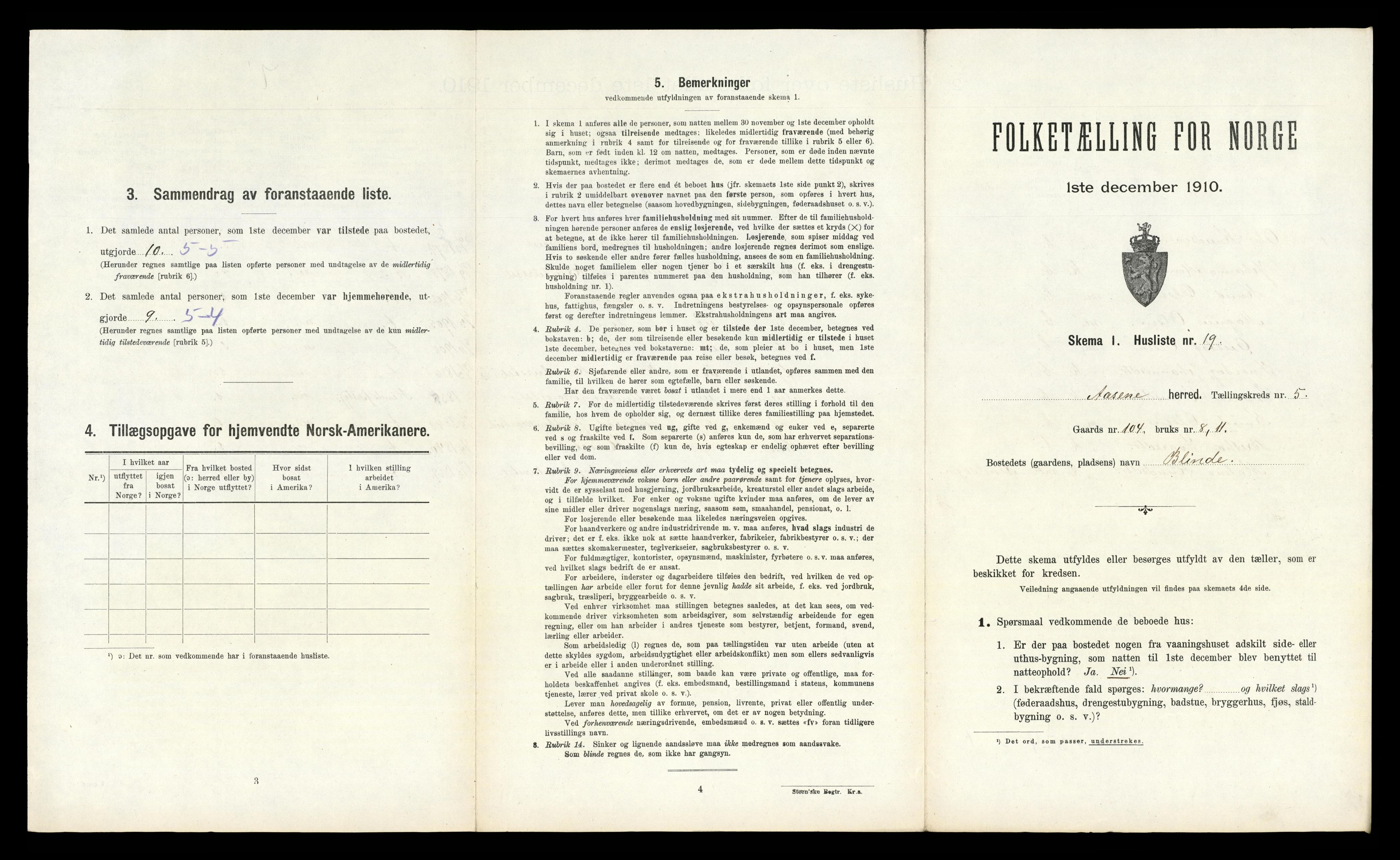 RA, Folketelling 1910 for 1255 Åsane herred, 1910, s. 283