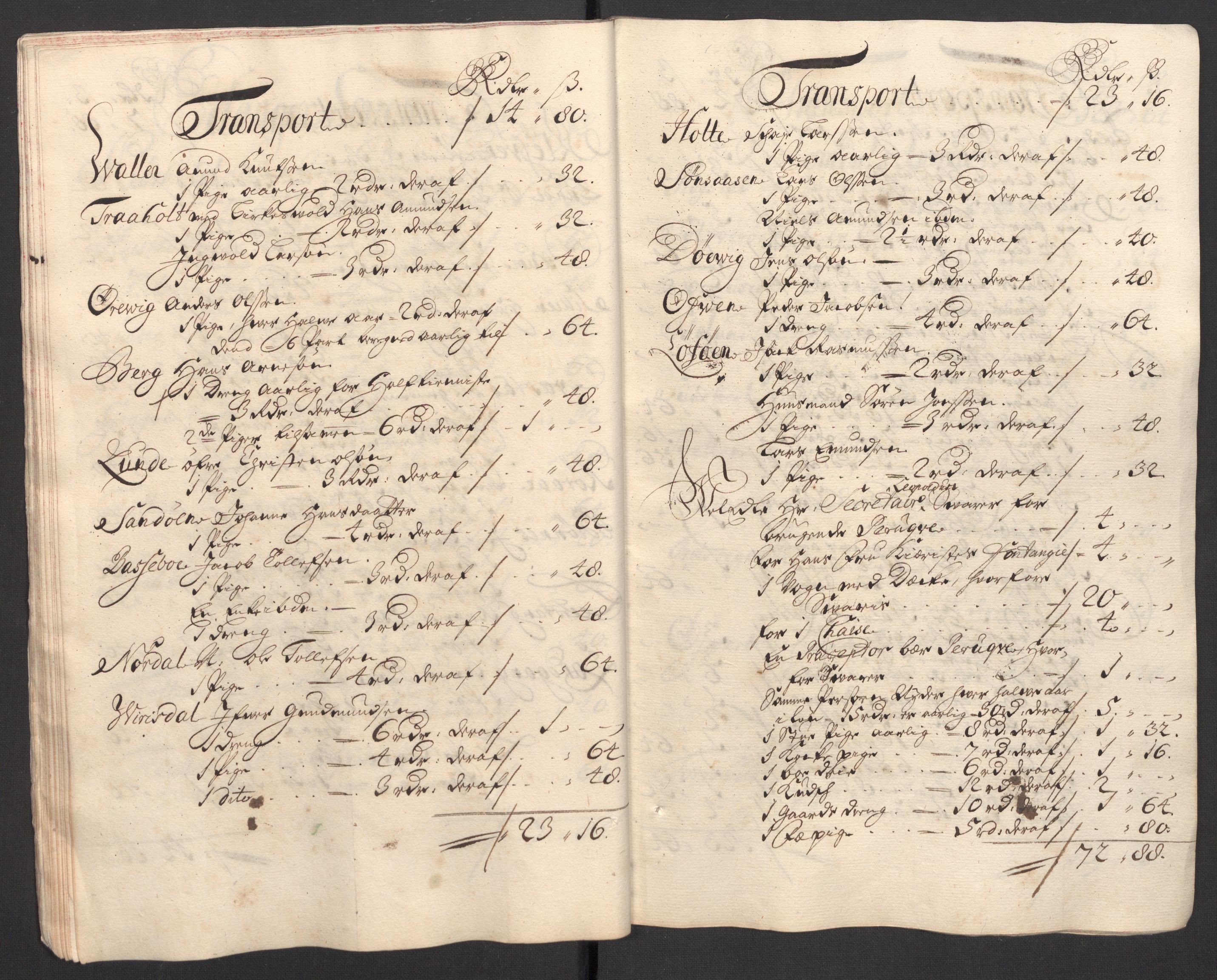 Rentekammeret inntil 1814, Reviderte regnskaper, Fogderegnskap, AV/RA-EA-4092/R36/L2121: Fogderegnskap Øvre og Nedre Telemark og Bamble, 1711, s. 480
