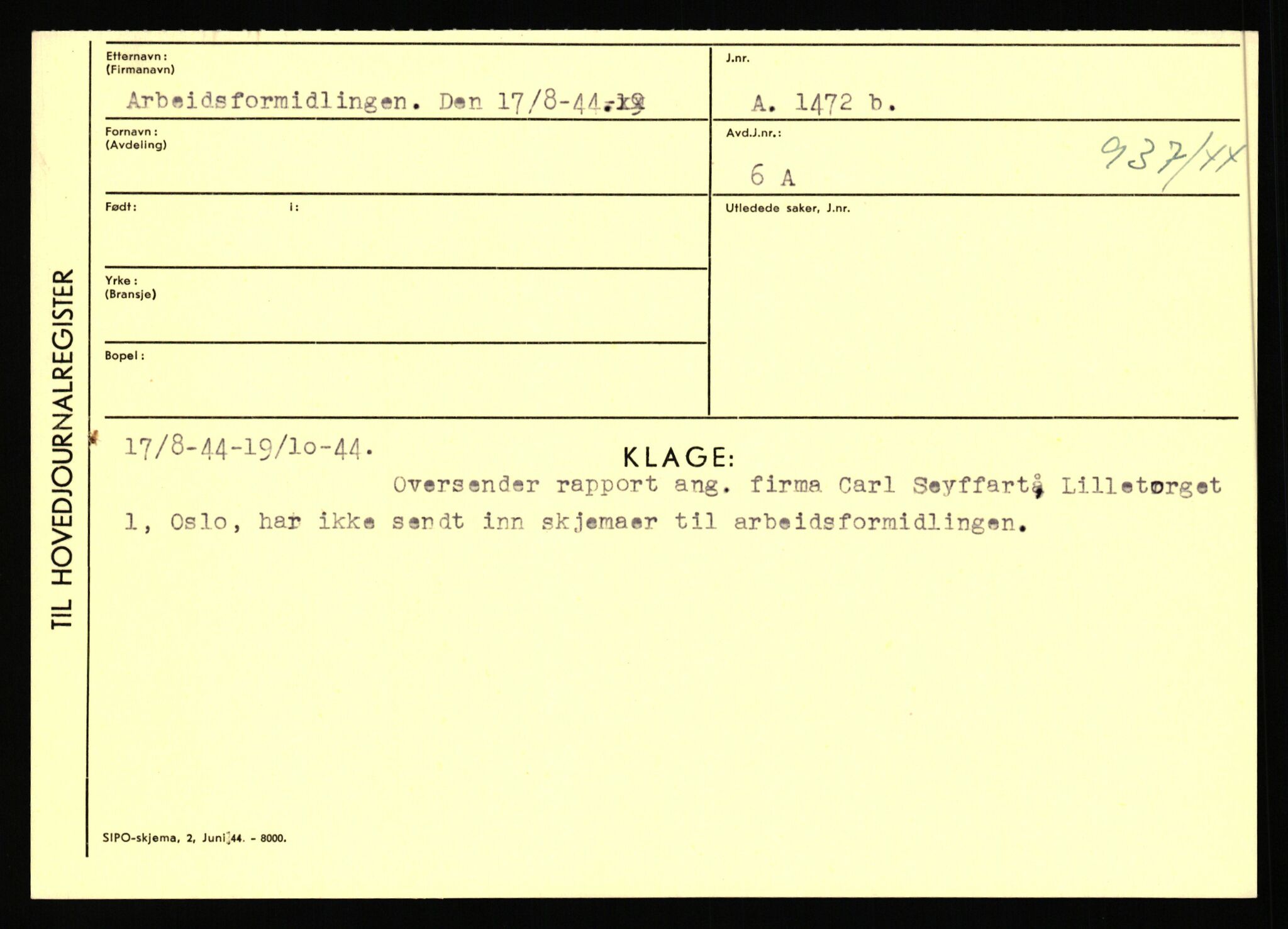 Statspolitiet - Hovedkontoret / Osloavdelingen, AV/RA-S-1329/C/Ca/L0001: Aabakken - Armann, 1943-1945, s. 4792