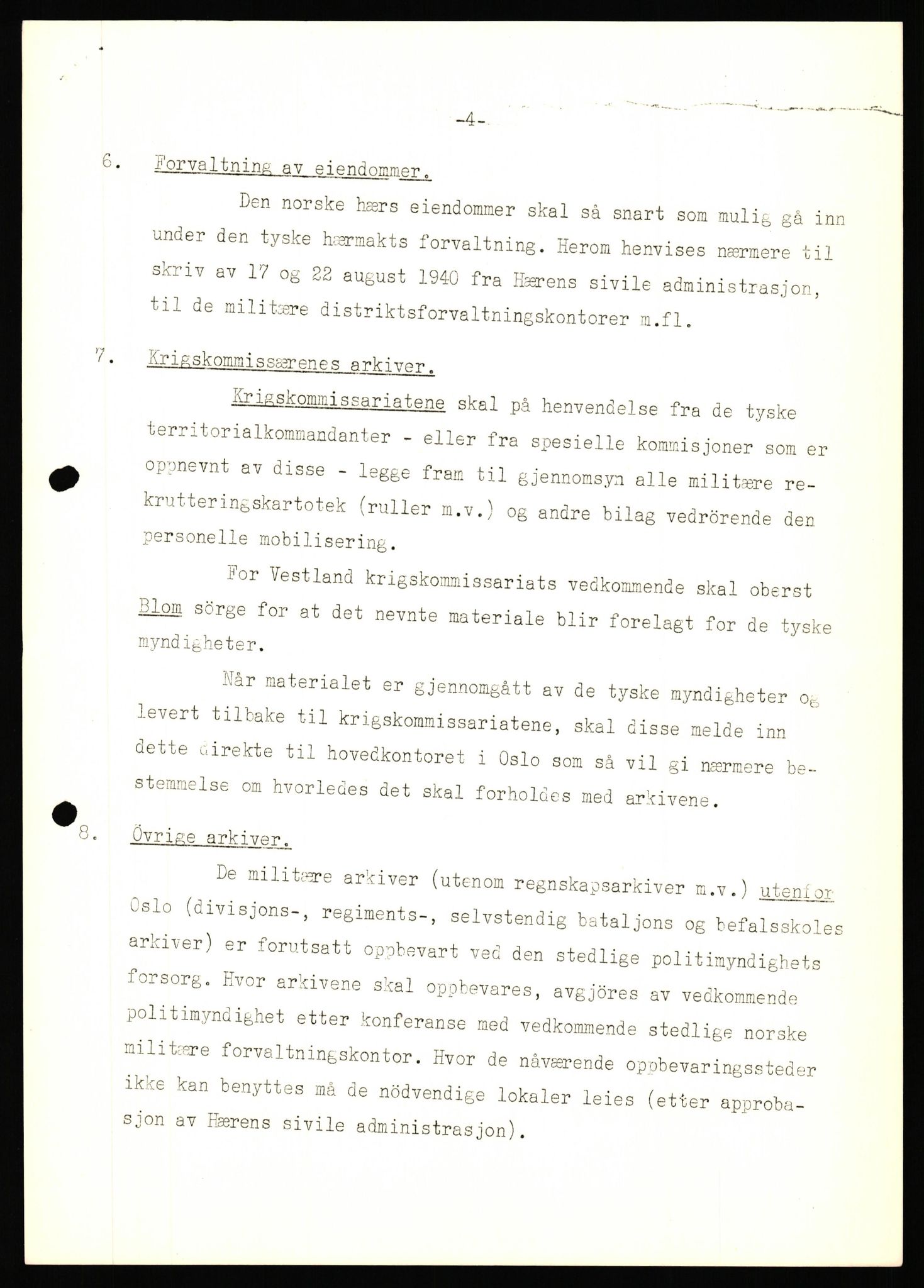 Forsvaret, Forsvarets krigshistoriske avdeling, AV/RA-RAFA-2017/Y/Yf/L0206: II-C-11-2120  -  Kapitulasjonen 7. juni 1940.  Okkupasjonstiden., 1940-1945, s. 146