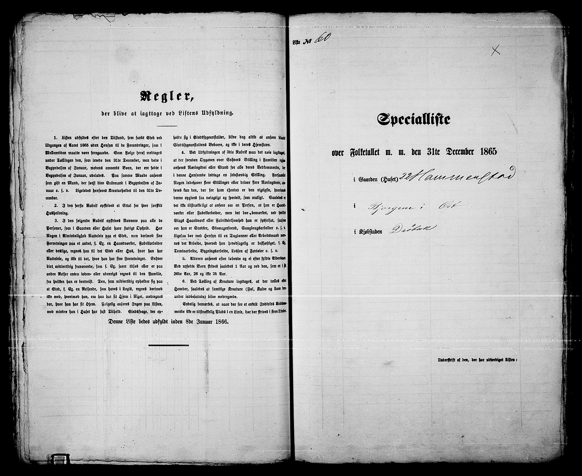 RA, Folketelling 1865 for 0203B Drøbak prestegjeld, Drøbak kjøpstad, 1865, s. 124