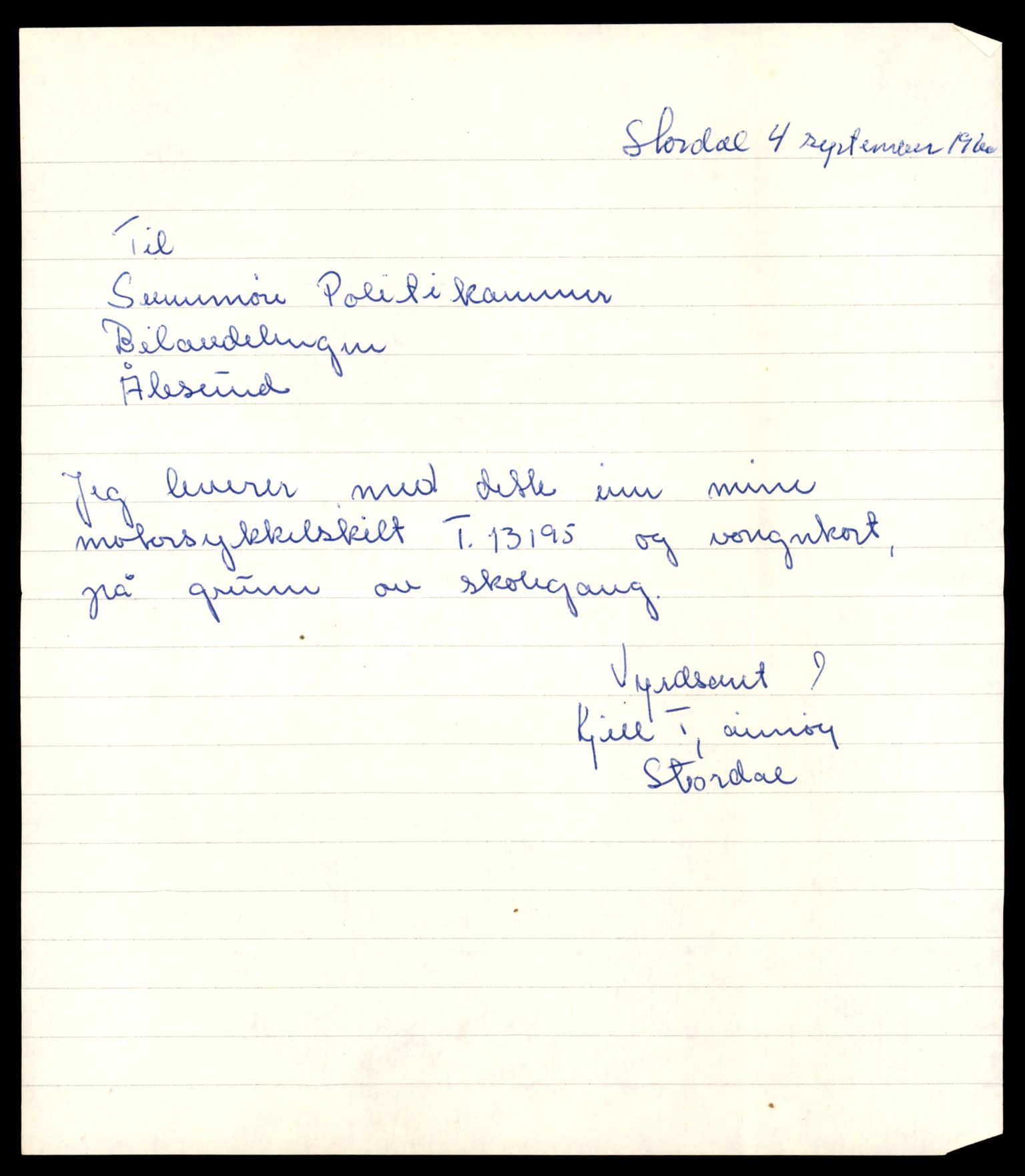 Møre og Romsdal vegkontor - Ålesund trafikkstasjon, AV/SAT-A-4099/F/Fe/L0038: Registreringskort for kjøretøy T 13180 - T 13360, 1927-1998, s. 247