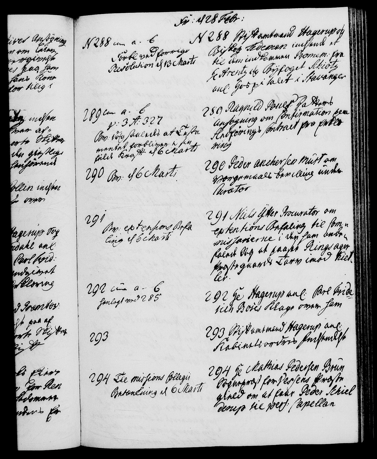 Danske Kanselli 1572-1799, AV/RA-EA-3023/I/Ia/L0002: 3. departements journal, 1772