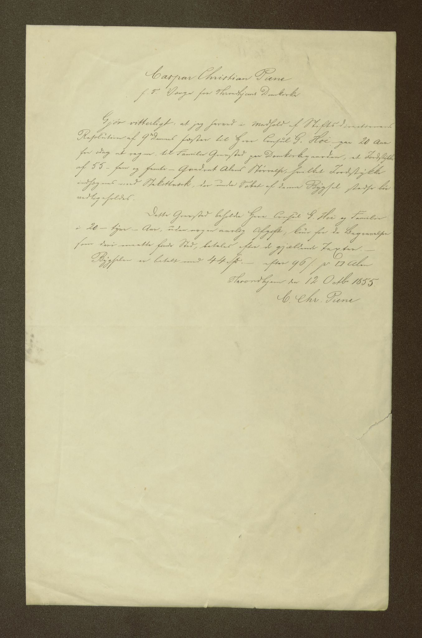 Hoë, Herman & Co, AV/SAT-PA-0280/16/L0005: Privatbrev fra slekt og venner i Flensburg. Konfirmasjonsbok, opprinnelig for Barthold Hoë(?), senere dagbok for Herman Hoë 1764-69, 1763-1791, s. 546