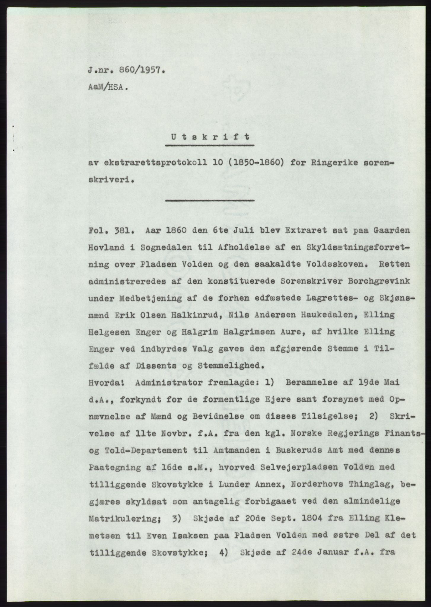 Statsarkivet i Kongsberg, SAKO/A-0001, 1957, s. 113