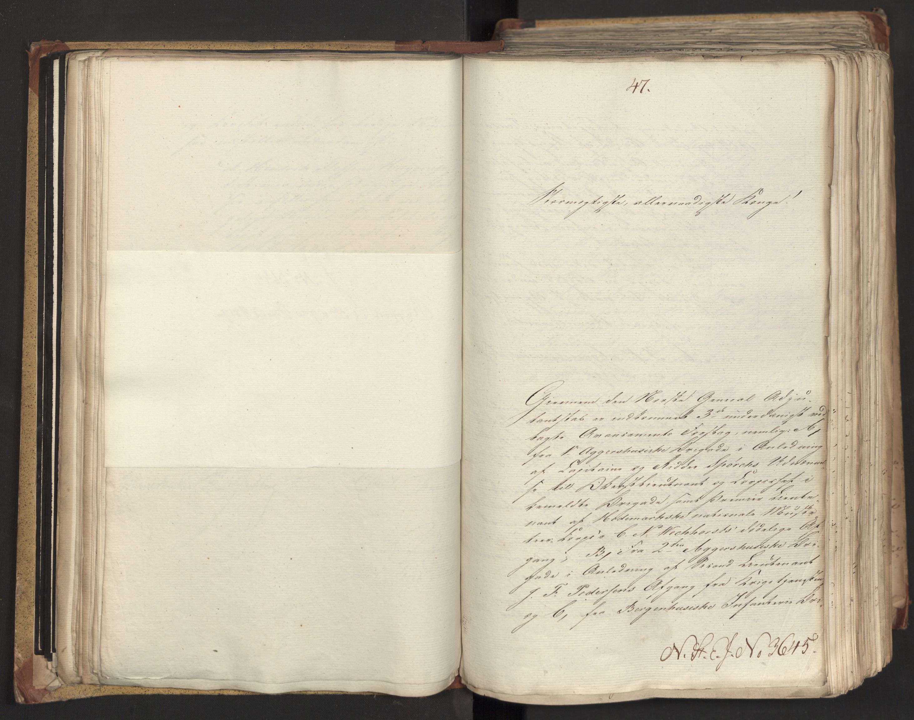 Statsrådsavdelingen i Stockholm, RA/S-1003/D/Da/L0018: Regjeringsinnstillinger nr. 3599-3855, 1819, s. 104