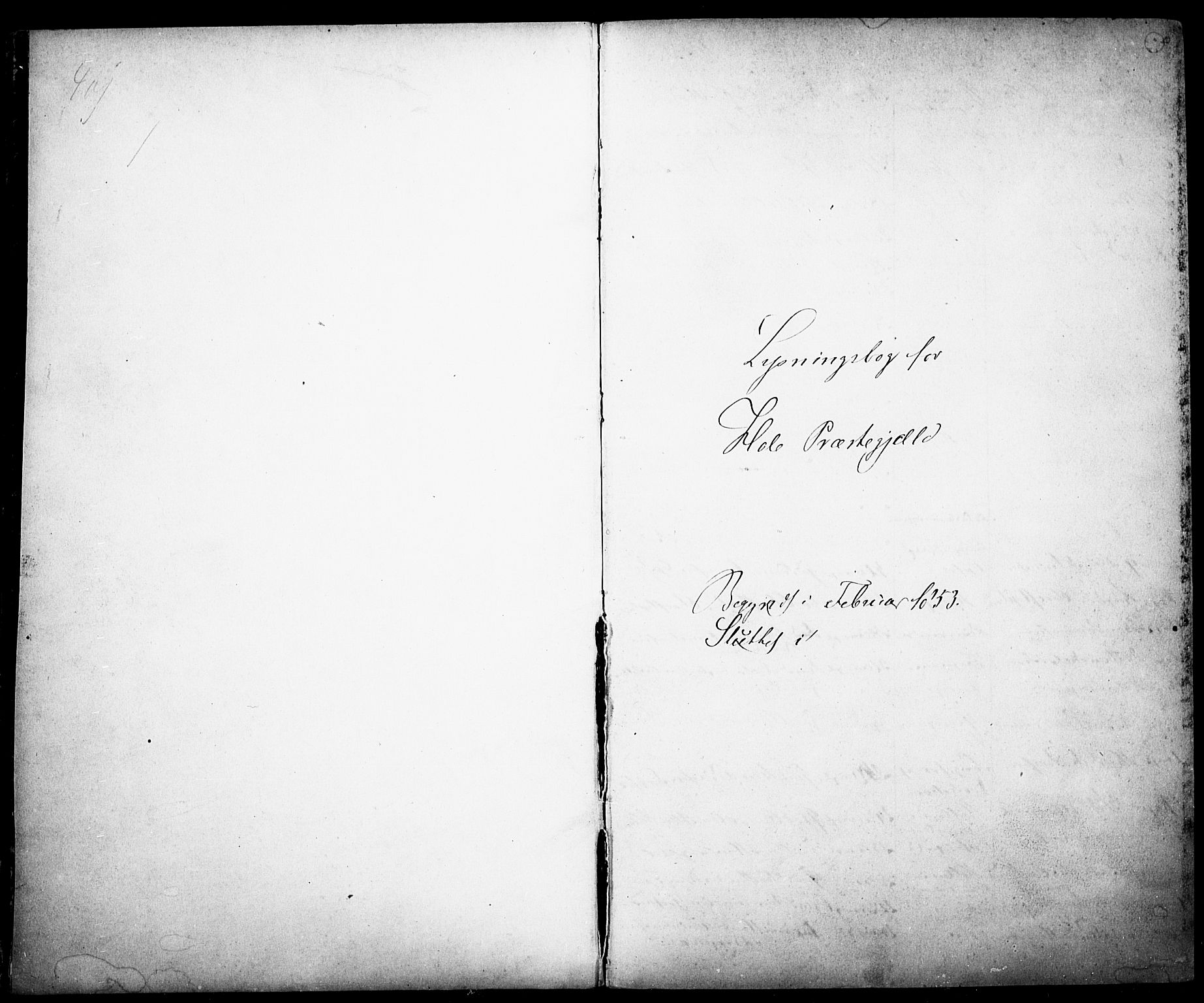 Hole kirkebøker, SAKO/A-228/H/Ha/L0003: Lysningsprotokoll nr. 3, 1853-1868