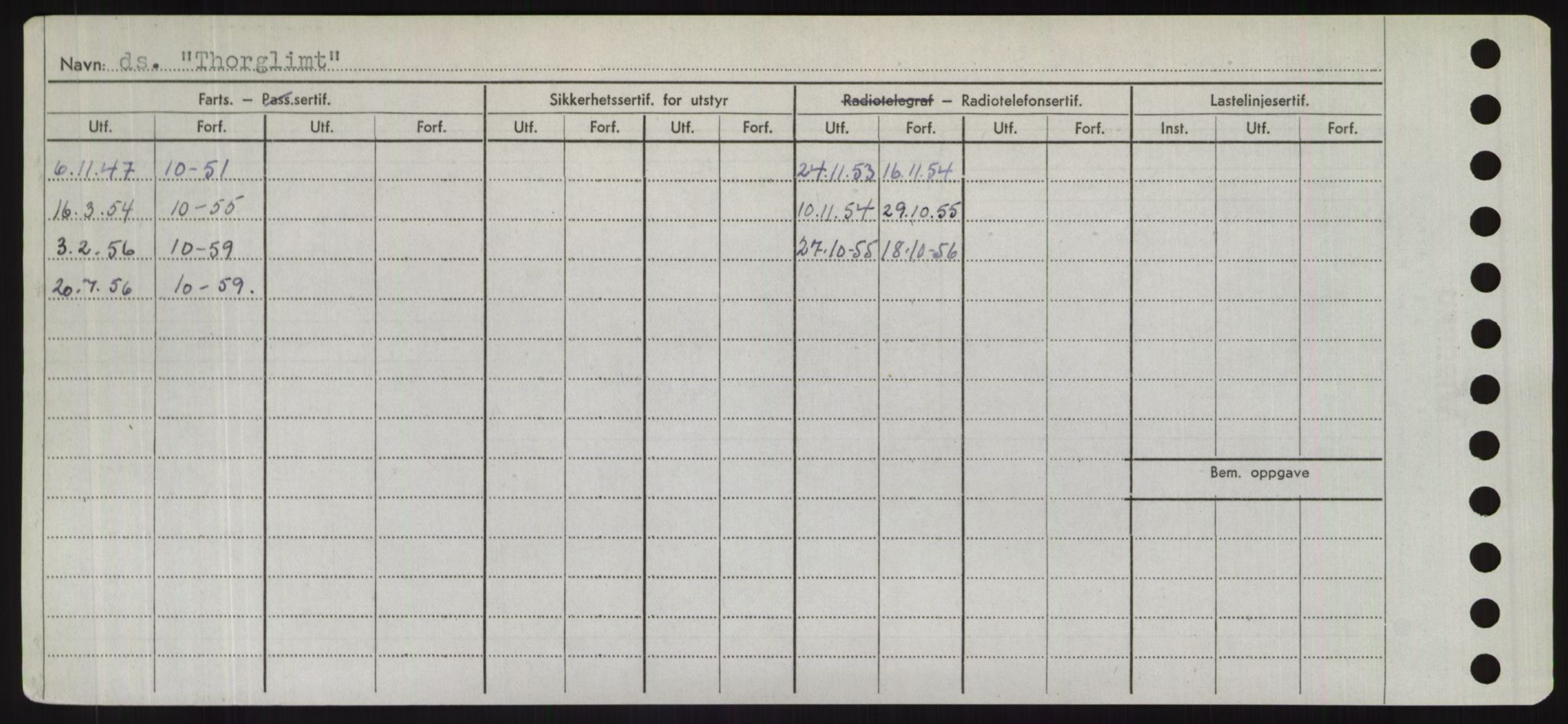 Sjøfartsdirektoratet med forløpere, Skipsmålingen, RA/S-1627/H/Hd/L0038: Fartøy, T-Th, s. 686