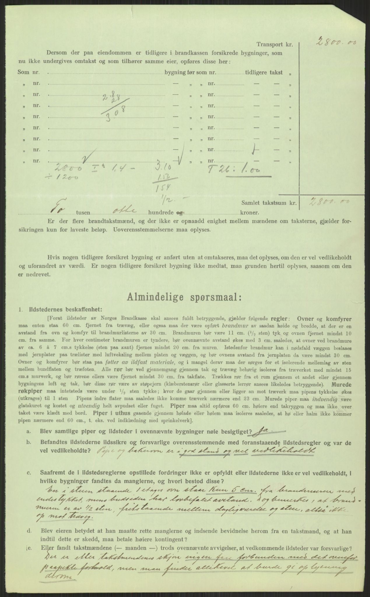 Norges Brannkasse, AV/RA-S-1549/E/Ei/L0072: Holt, 1850-1950, s. 1011