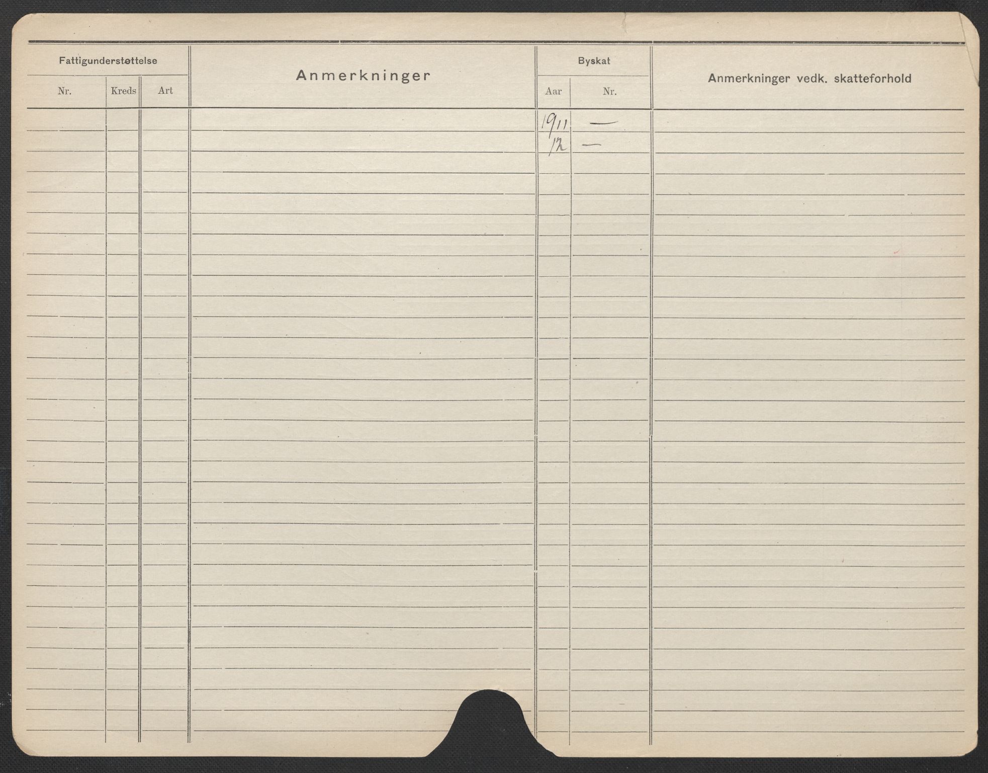 Oslo folkeregister, Registerkort, SAO/A-11715/F/Fa/Fac/L0022: Kvinner, 1906-1914, s. 1001b