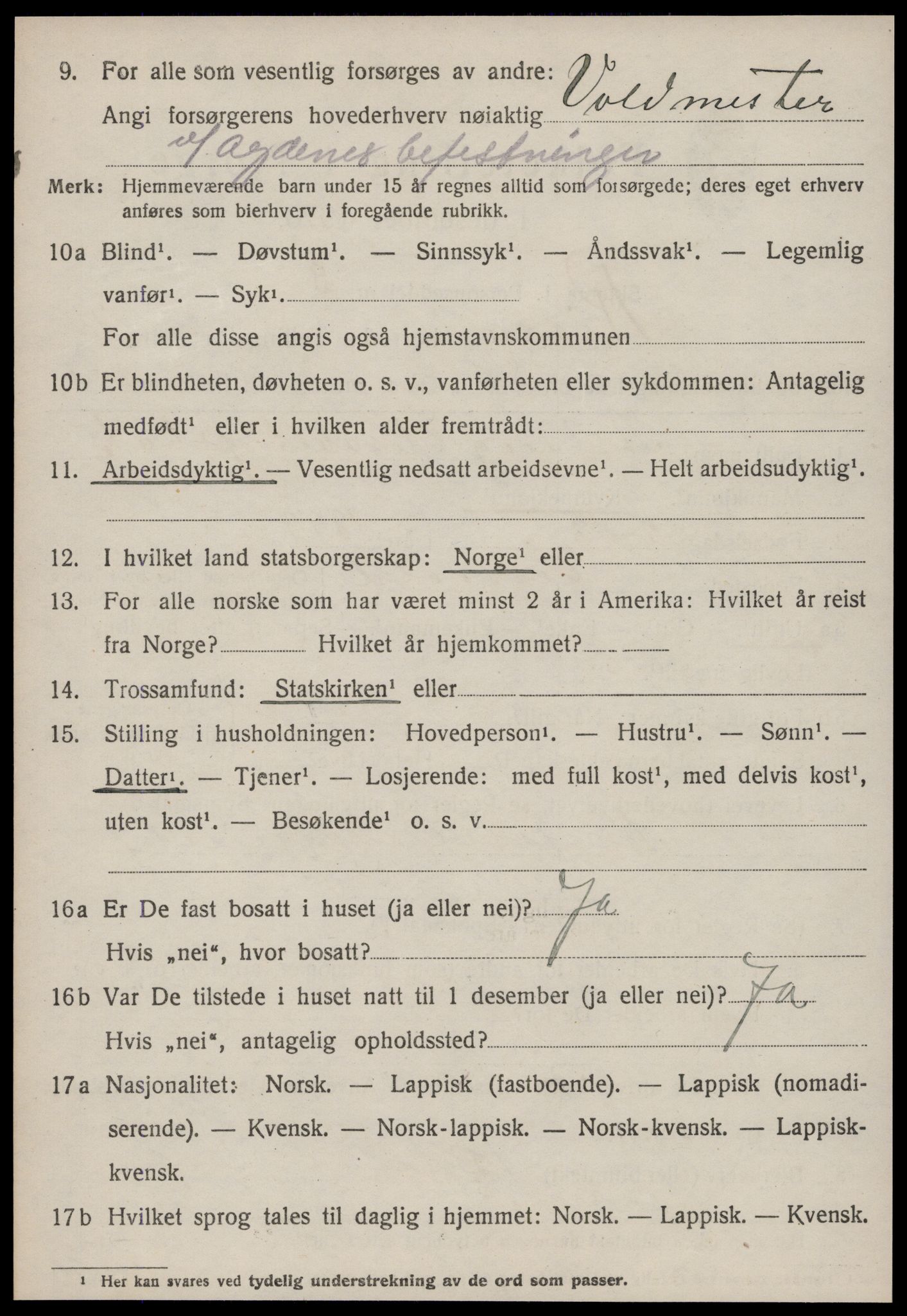 SAT, Folketelling 1920 for 1624 Rissa herred, 1920, s. 2332
