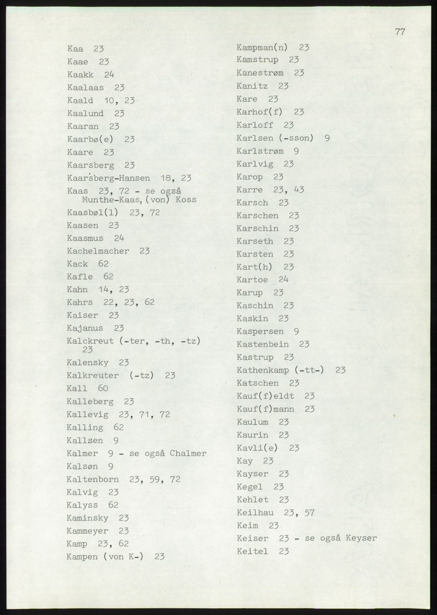 Lassens samlinger, RA/PA-0051, s. 77