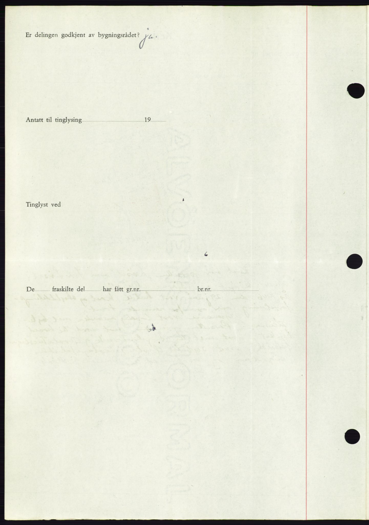 Søre Sunnmøre sorenskriveri, AV/SAT-A-4122/1/2/2C/L0078: Pantebok nr. 4A, 1946-1946, Dagboknr: 872/1946