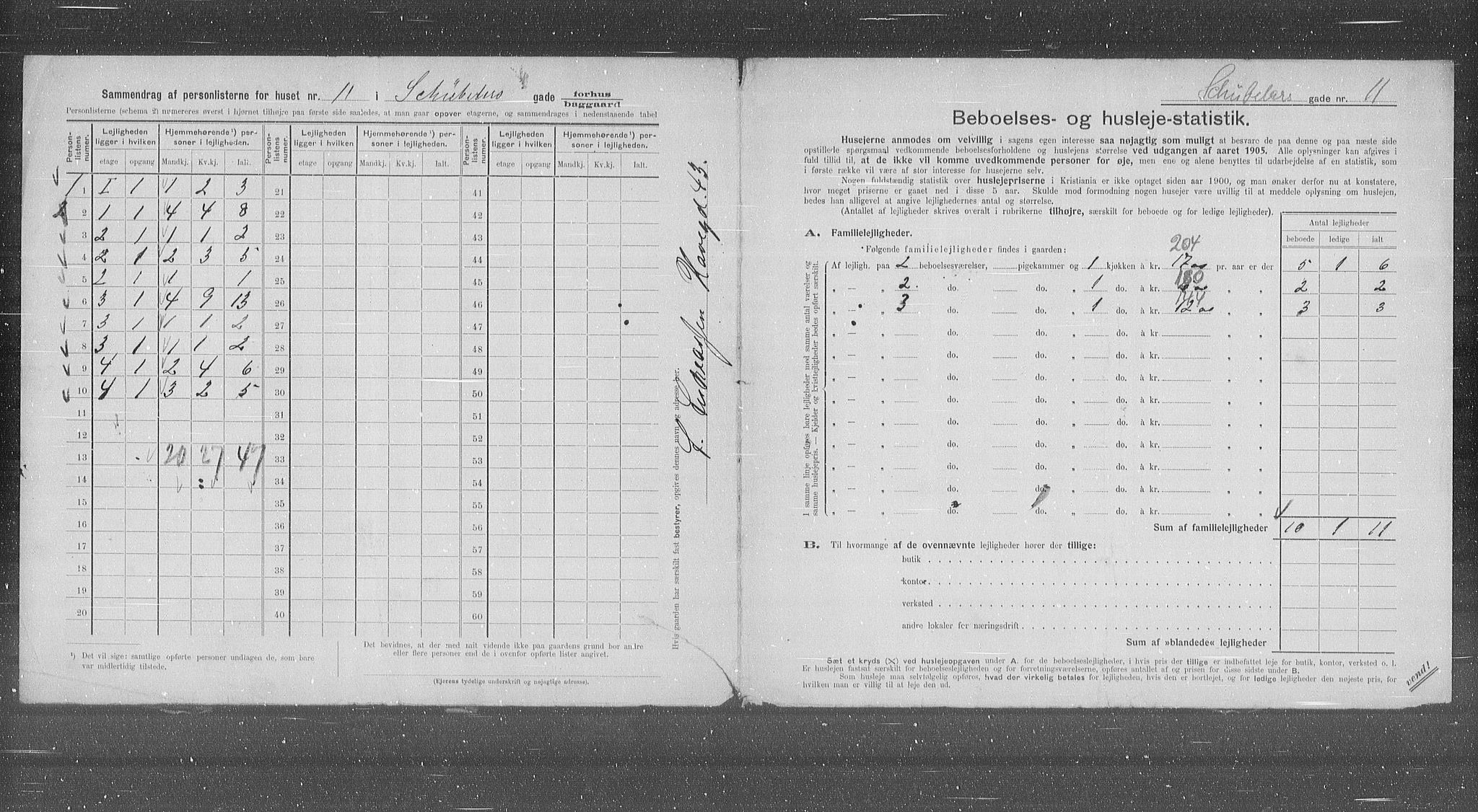 OBA, Kommunal folketelling 31.12.1905 for Kristiania kjøpstad, 1905, s. 48287