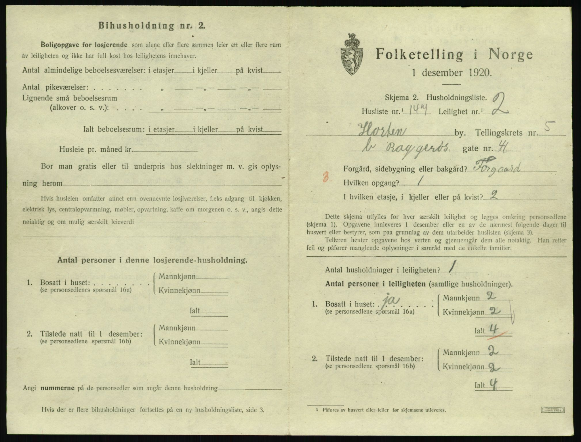 SAKO, Folketelling 1920 for 0703 Horten kjøpstad, 1920, s. 6165
