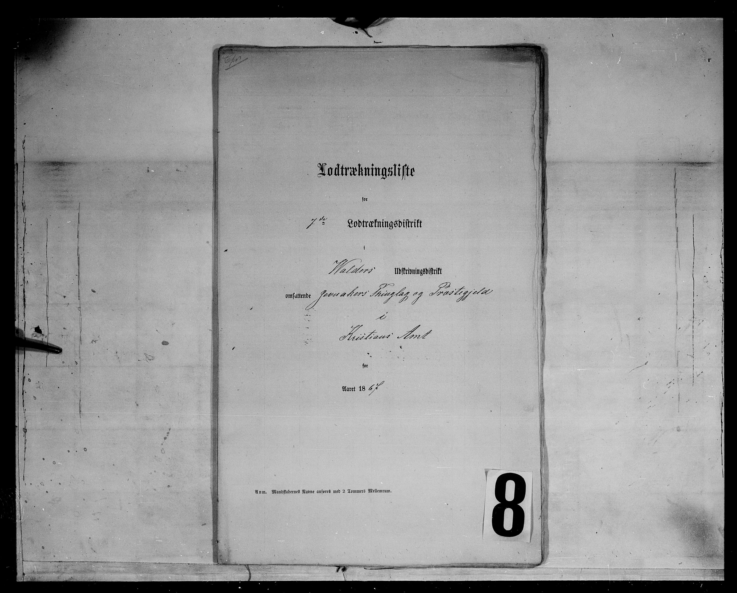 Fylkesmannen i Oppland, SAH/FYO-002/1/K/Kg/L1166: Gran og Jevnaker, 1860-1879, s. 8347