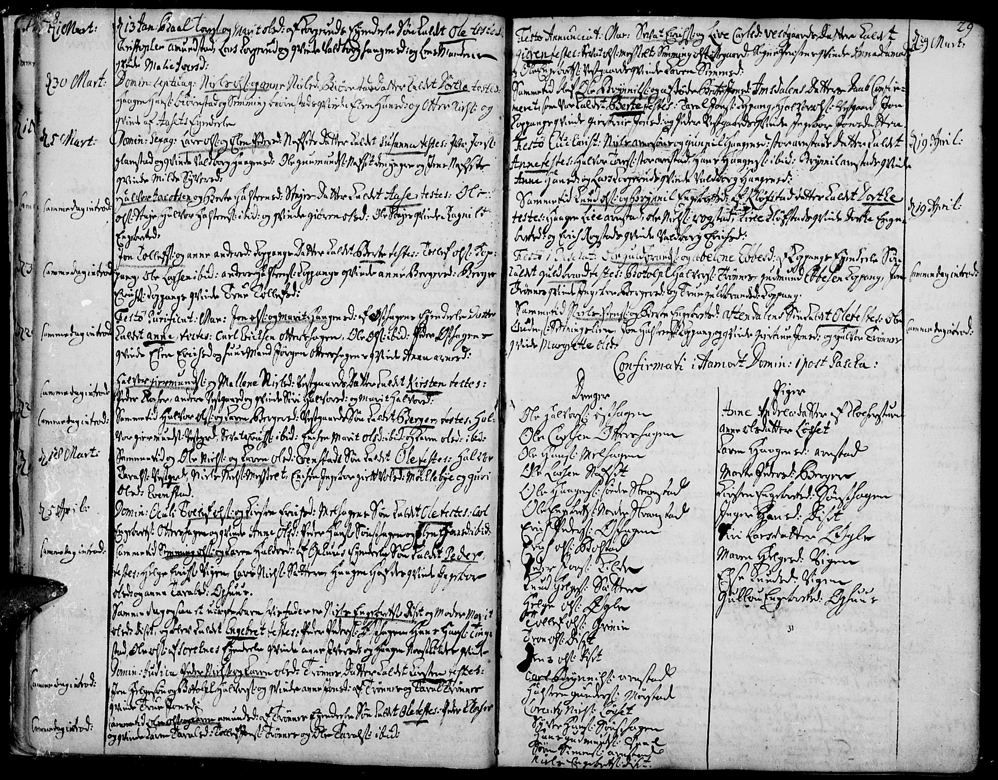Åmot prestekontor, Hedmark, AV/SAH-PREST-056/H/Ha/Haa/L0002: Ministerialbok nr. 2, 1734-1779, s. 28-29