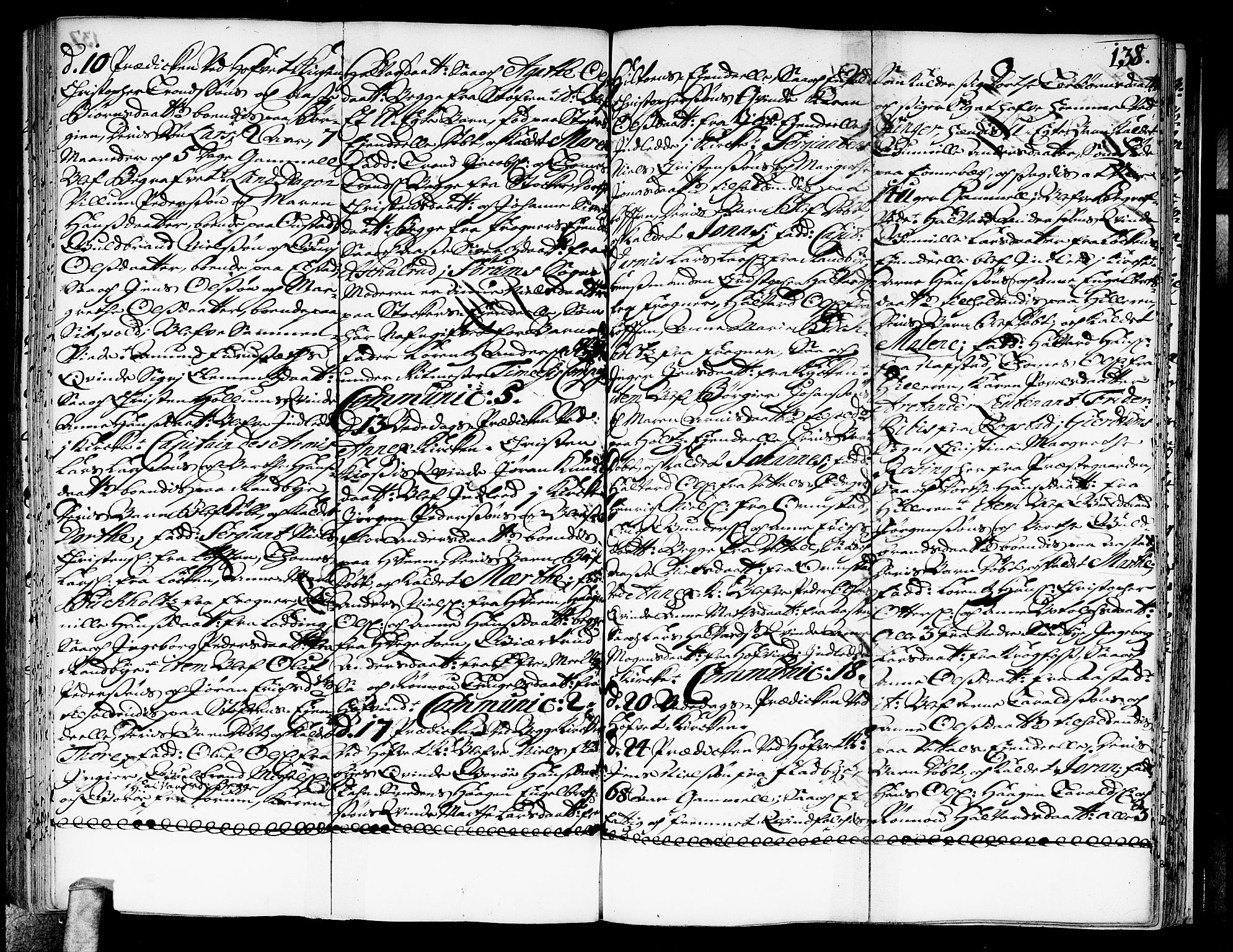 Ullensaker prestekontor Kirkebøker, AV/SAO-A-10236a/F/Fa/L0003: Ministerialbok nr. I 3, 1711-1720, s. 138