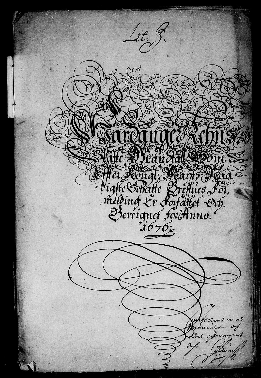 Rentekammeret inntil 1814, Reviderte regnskaper, Stiftamtstueregnskaper, Bergen stiftamt, RA/EA-6043/R/Rc/L0044: Bergen stiftamt, 1676