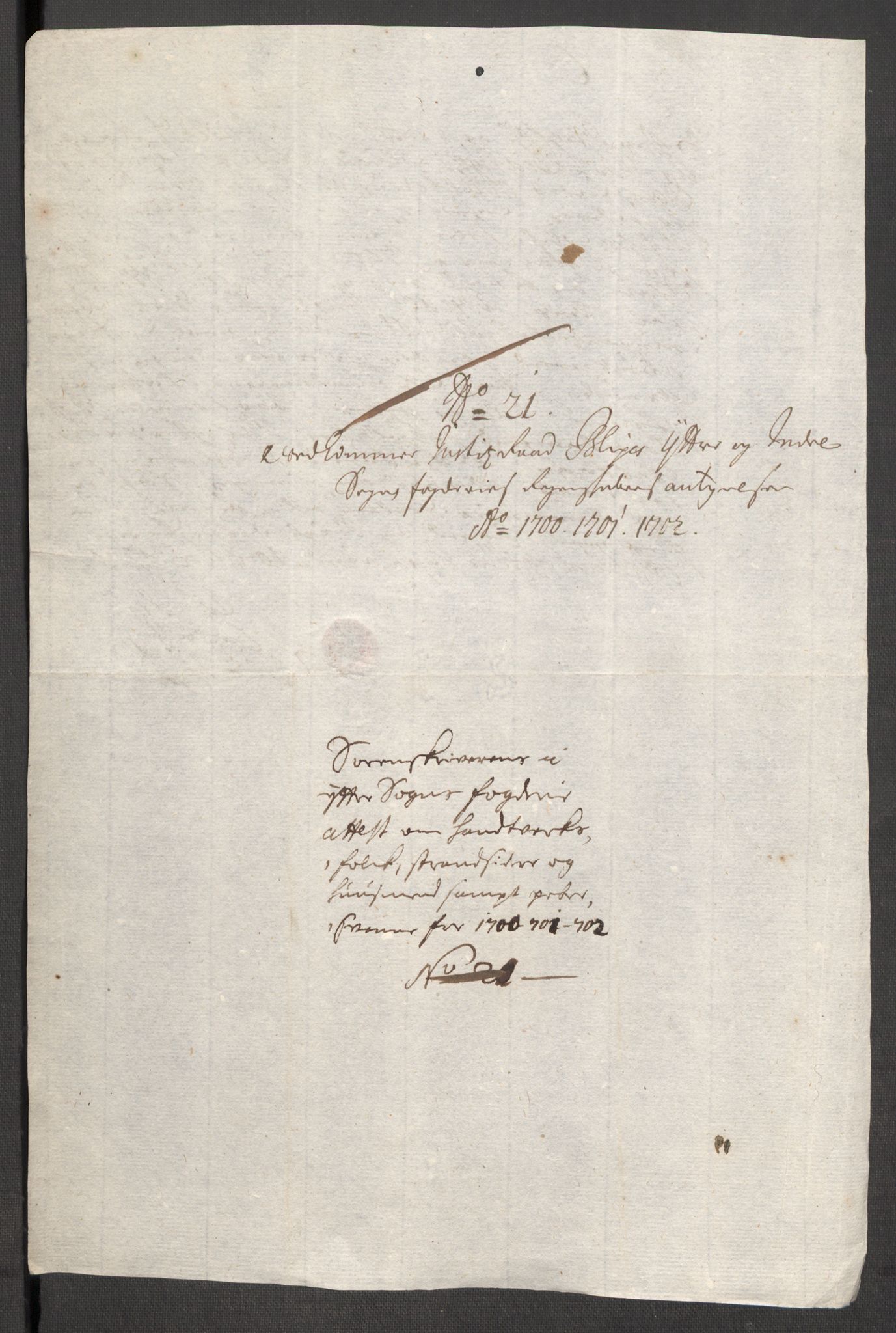 Rentekammeret inntil 1814, Reviderte regnskaper, Fogderegnskap, AV/RA-EA-4092/R52/L3312: Fogderegnskap Sogn, 1702, s. 308
