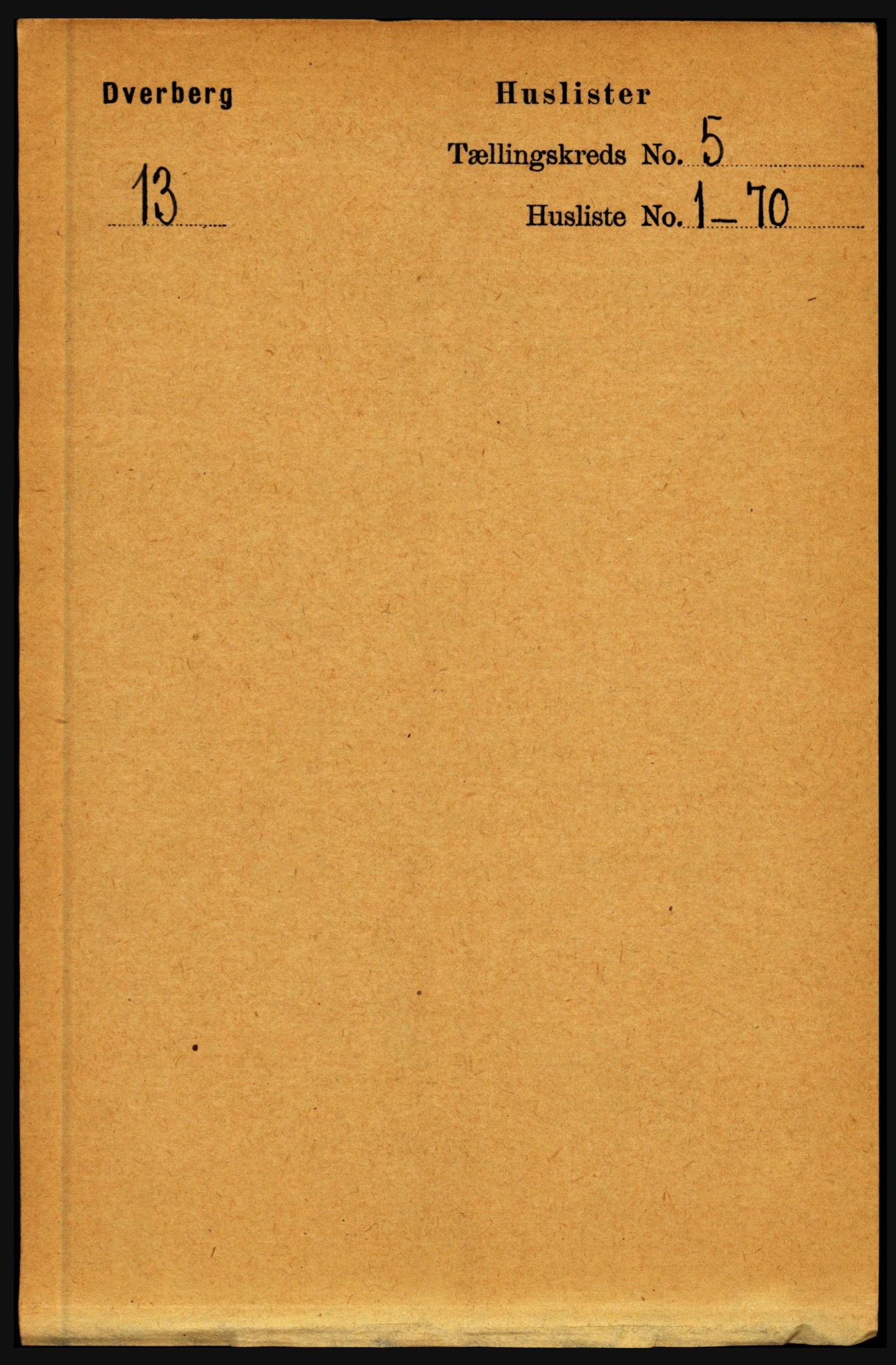 RA, Folketelling 1891 for 1872 Dverberg herred, 1891, s. 1478