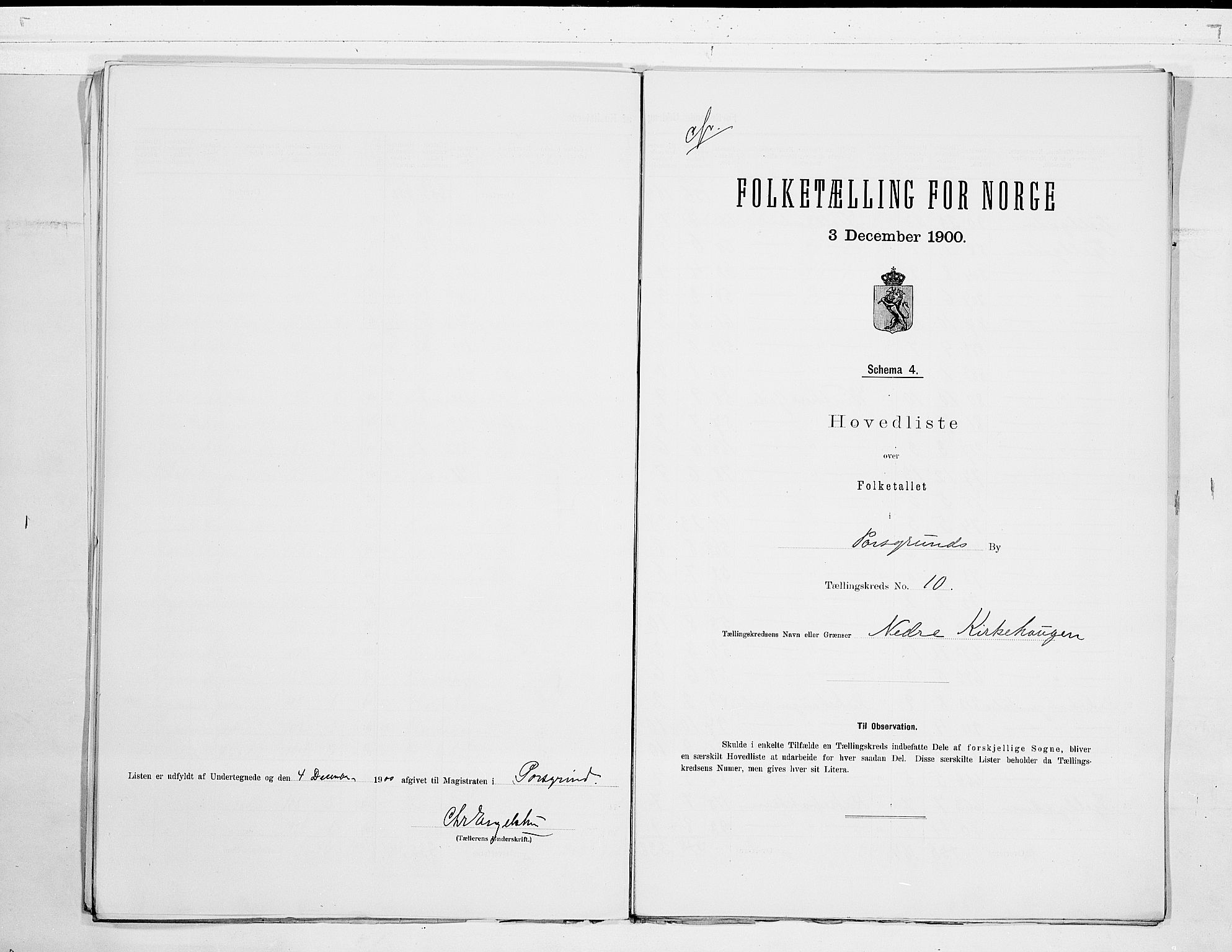 SAKO, Folketelling 1900 for 0805 Porsgrunn kjøpstad, 1900, s. 22