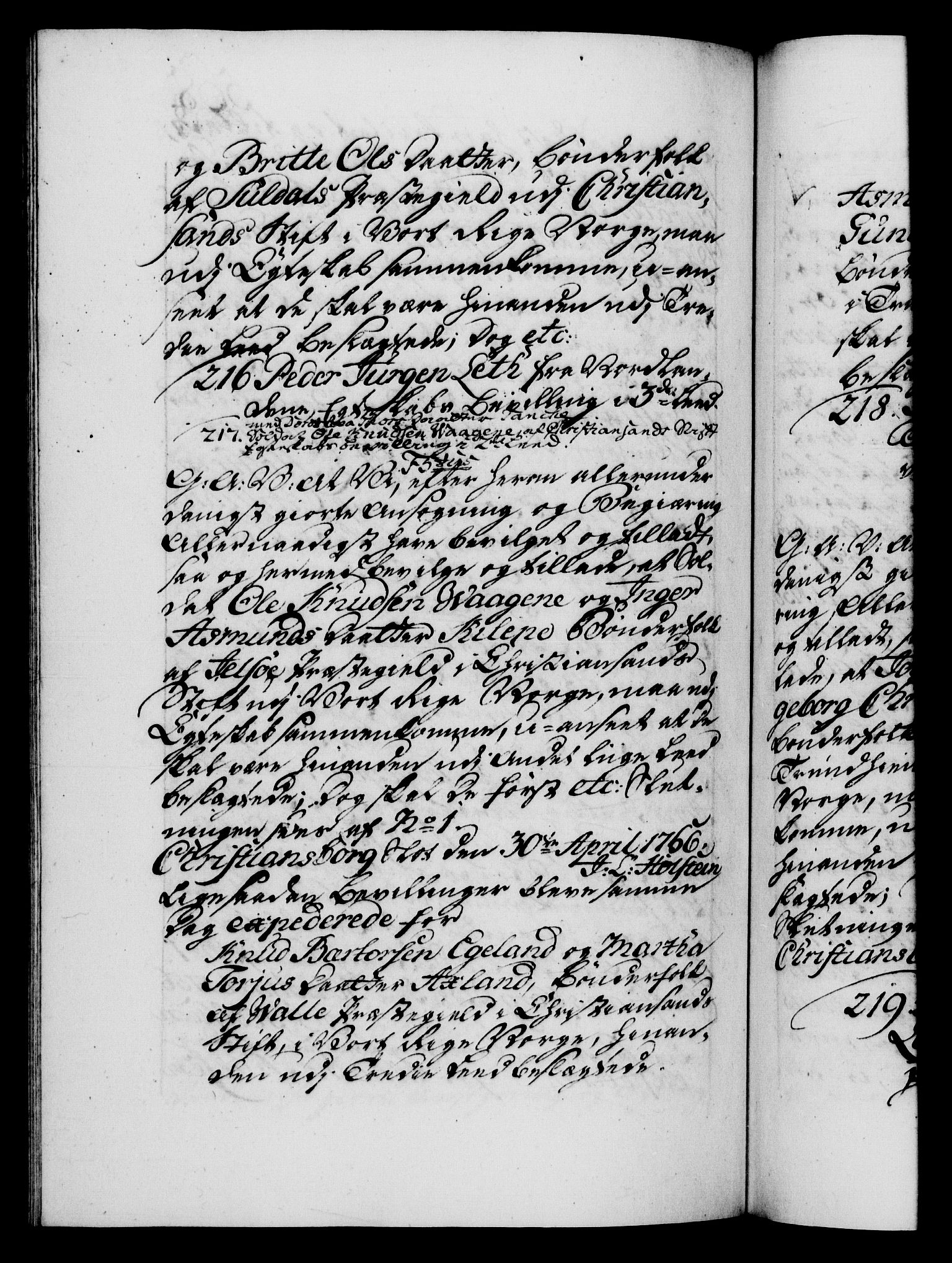 Danske Kanselli 1572-1799, RA/EA-3023/F/Fc/Fca/Fcaa/L0039: Norske registre, 1755-1756, s. 568b