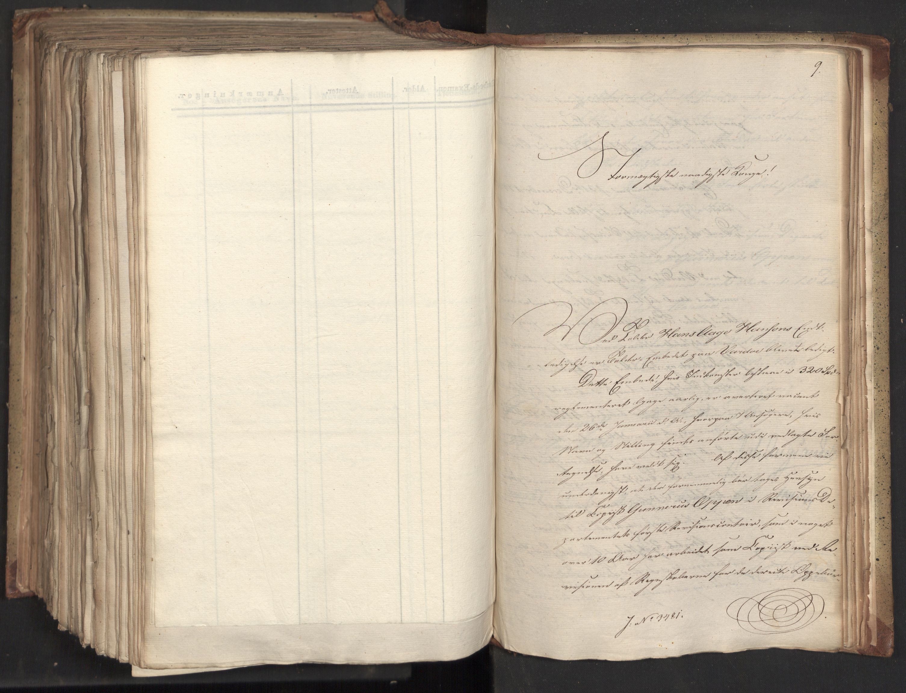 Statsrådsavdelingen i Stockholm, AV/RA-S-1003/D/Da/L0046: Regjeringsinnstillinger nr. 3308-3500, 1826, s. 488
