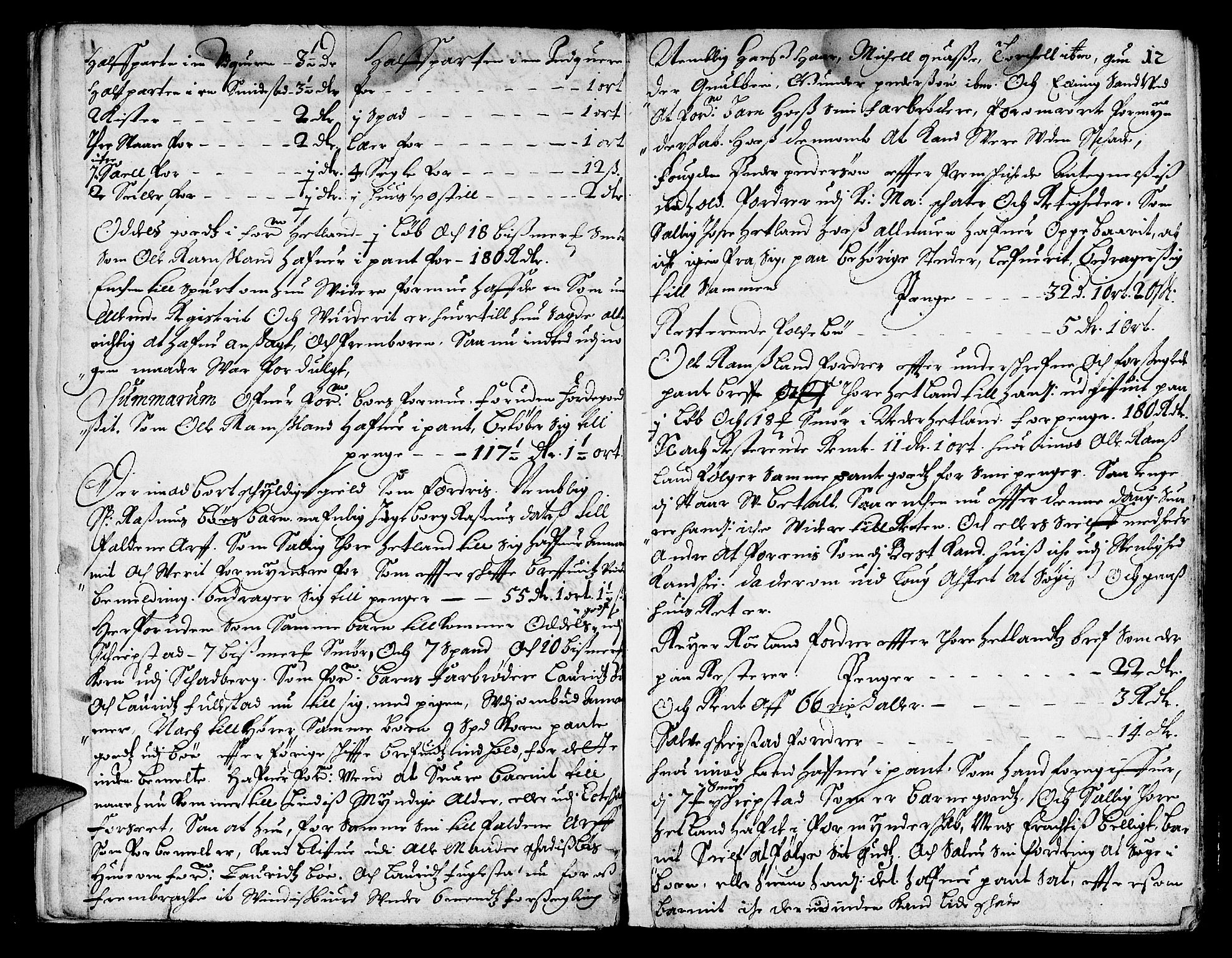 Jæren og Dalane sorenskriveri, AV/SAST-A-100306/5/50BA/L0001: SKIFTEPROTOKOLL <KORTREG>, 1666-1672, s. 11b-12a