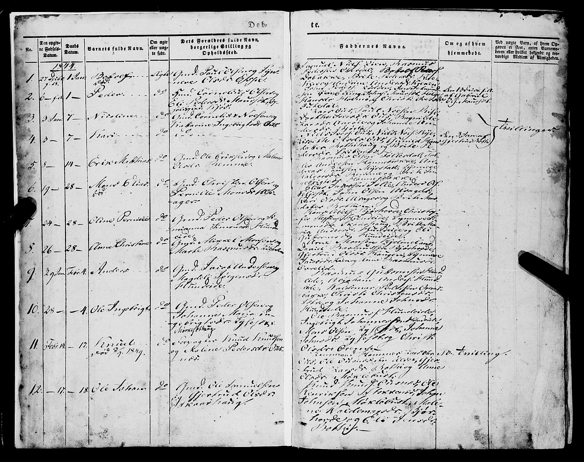 Eid sokneprestembete, AV/SAB-A-82301/H/Haa/Haaa/L0007: Ministerialbok nr. A 7, 1844-1858, s. 5