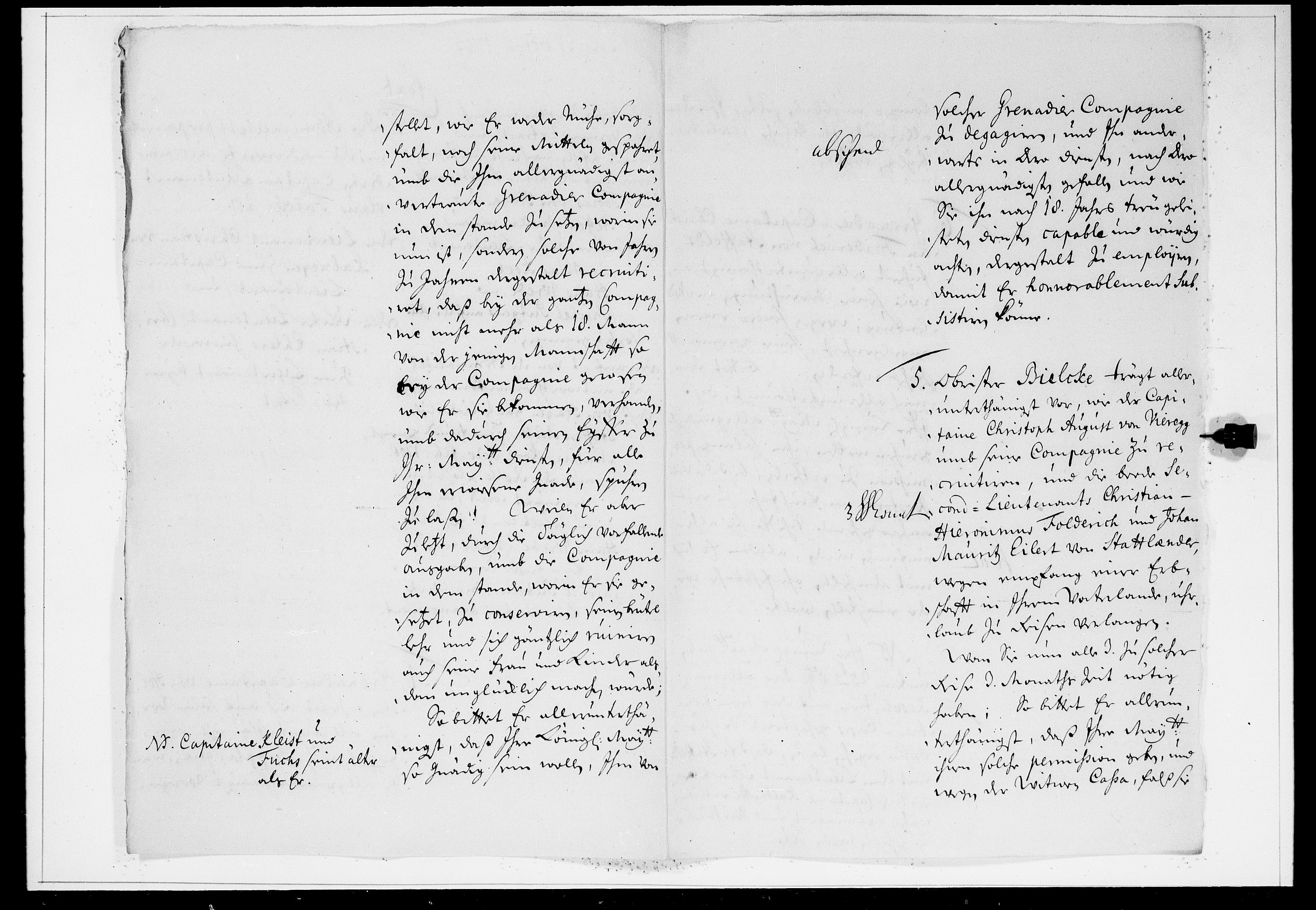 Krigskollegiet, Krigskancelliet, DRA/A-0006/-/0957-0961: Refererede sager, 1707, s. 777
