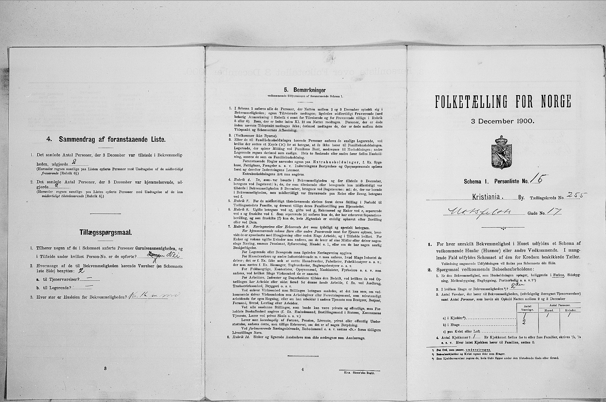 SAO, Folketelling 1900 for 0301 Kristiania kjøpstad, 1900, s. 59881