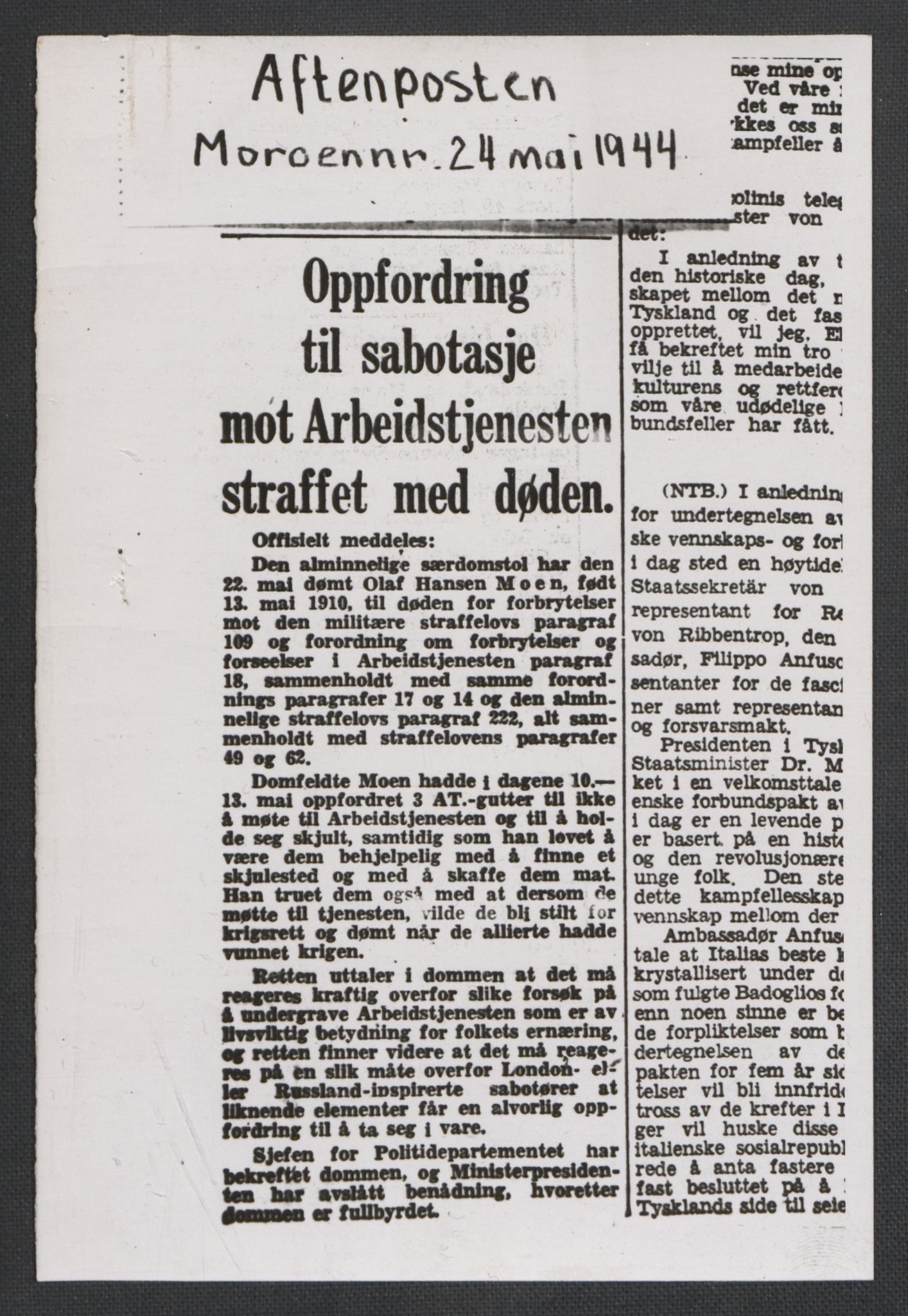 Landssvikarkivet, Oslo politikammer, AV/RA-S-3138-01/D/Da/L0003: Dnr. 29, 1945, s. 711