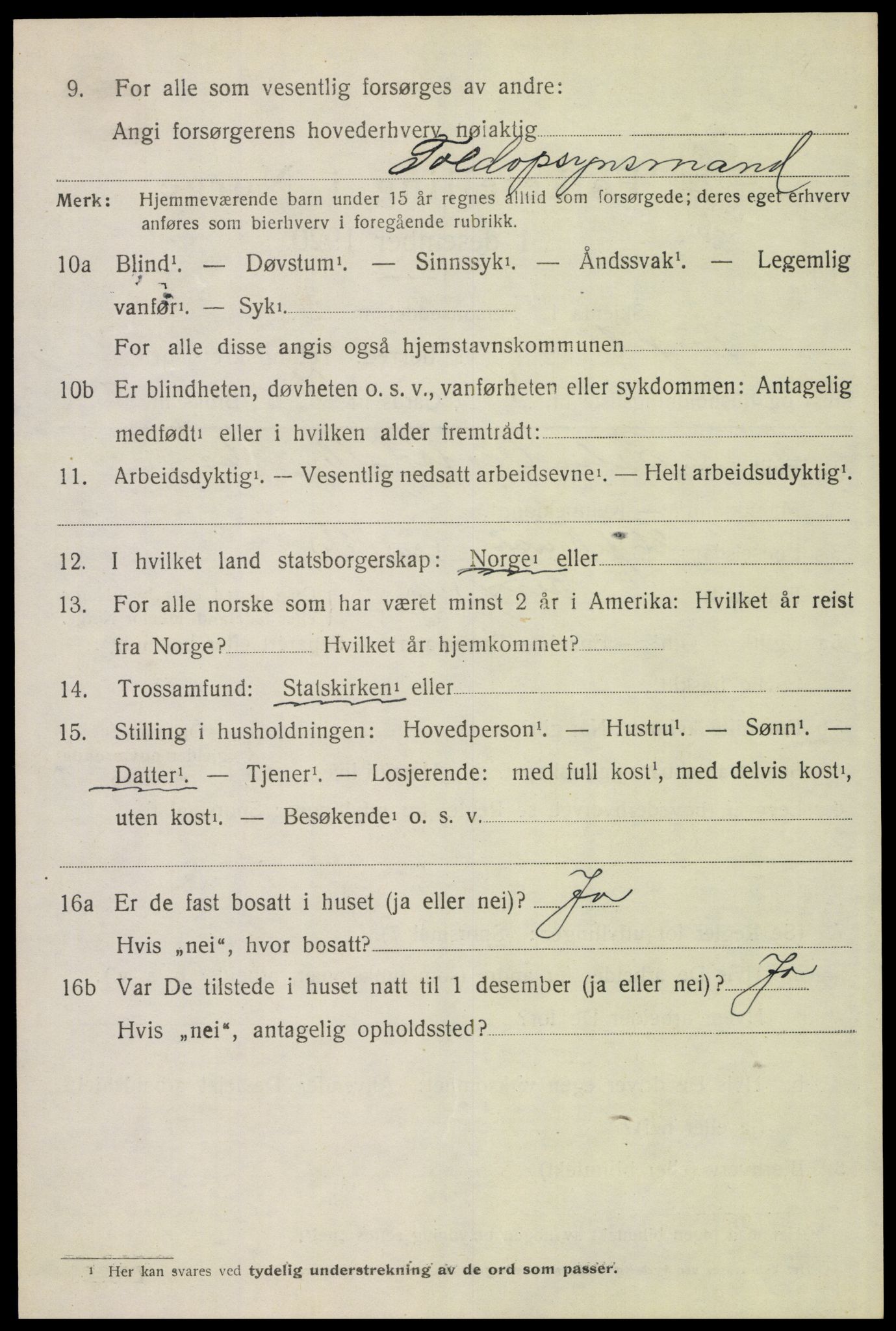 SAH, Folketelling 1920 for 0428 Trysil herred, 1920, s. 4122